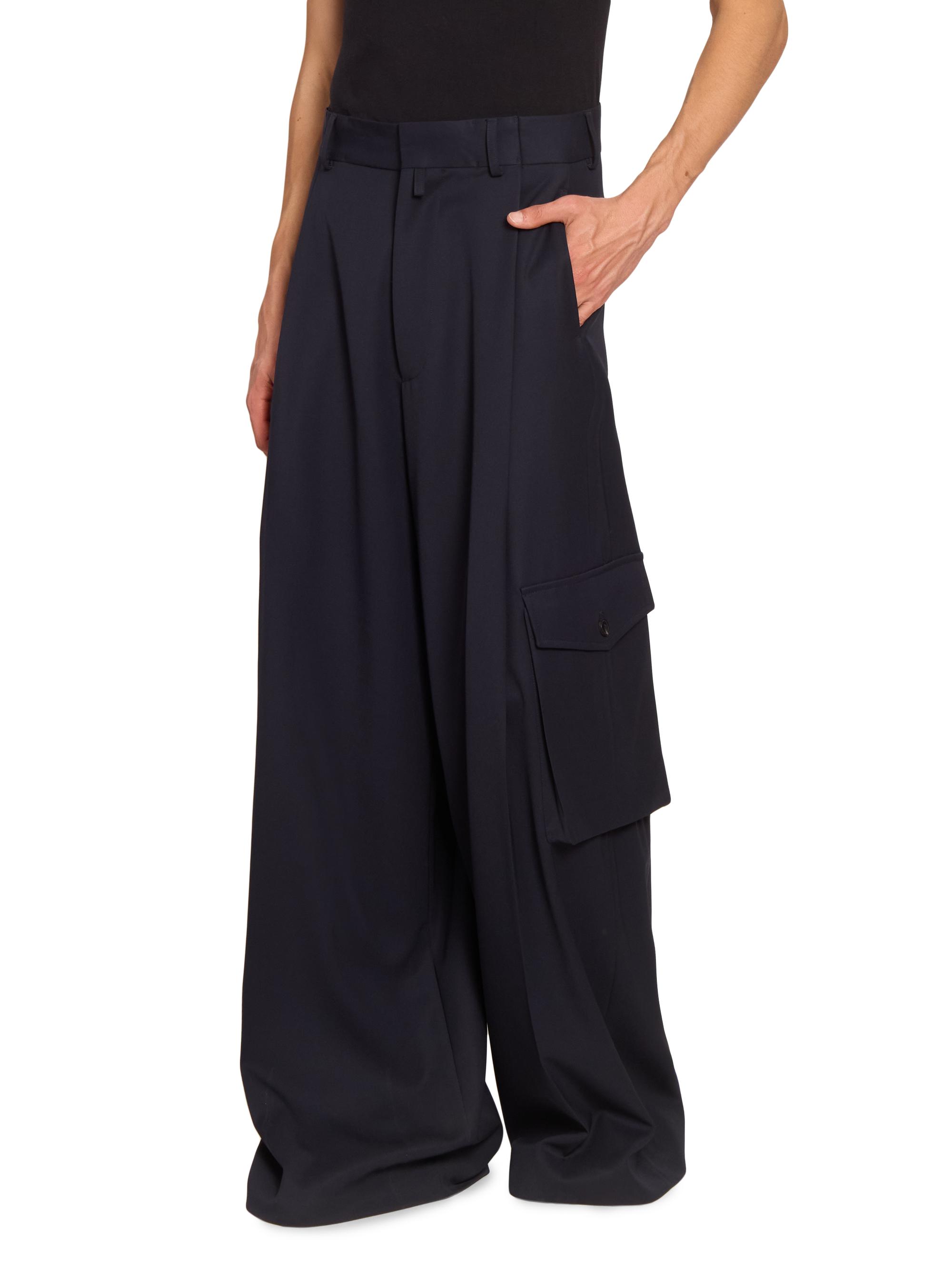 Dries Van Noten Piers Wool Pleated Cargo Pants | Saks Fifth Avenue