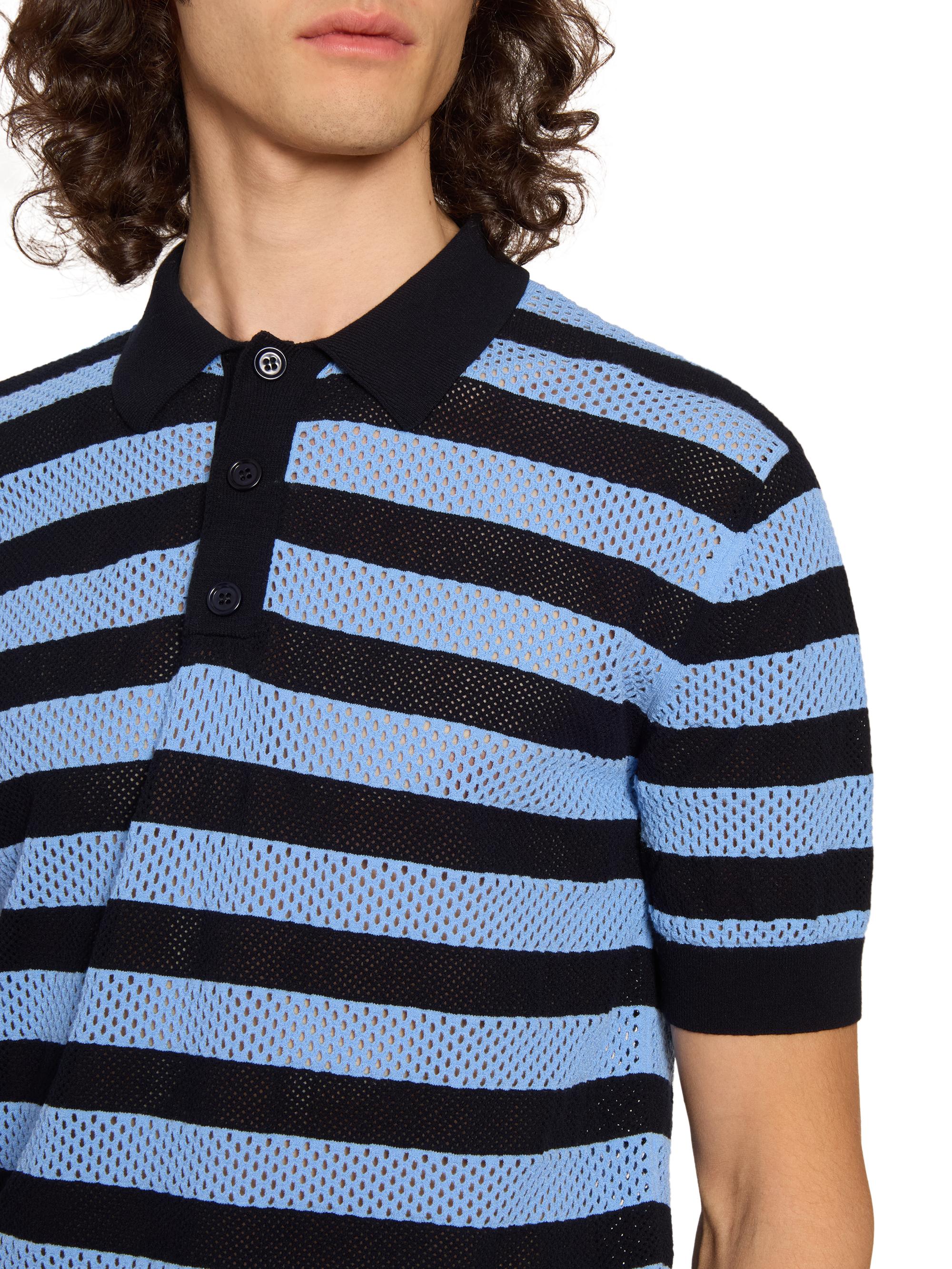Dries Van Noten Mercy Striped Knit Polo Shirt | Saks Fifth Avenue