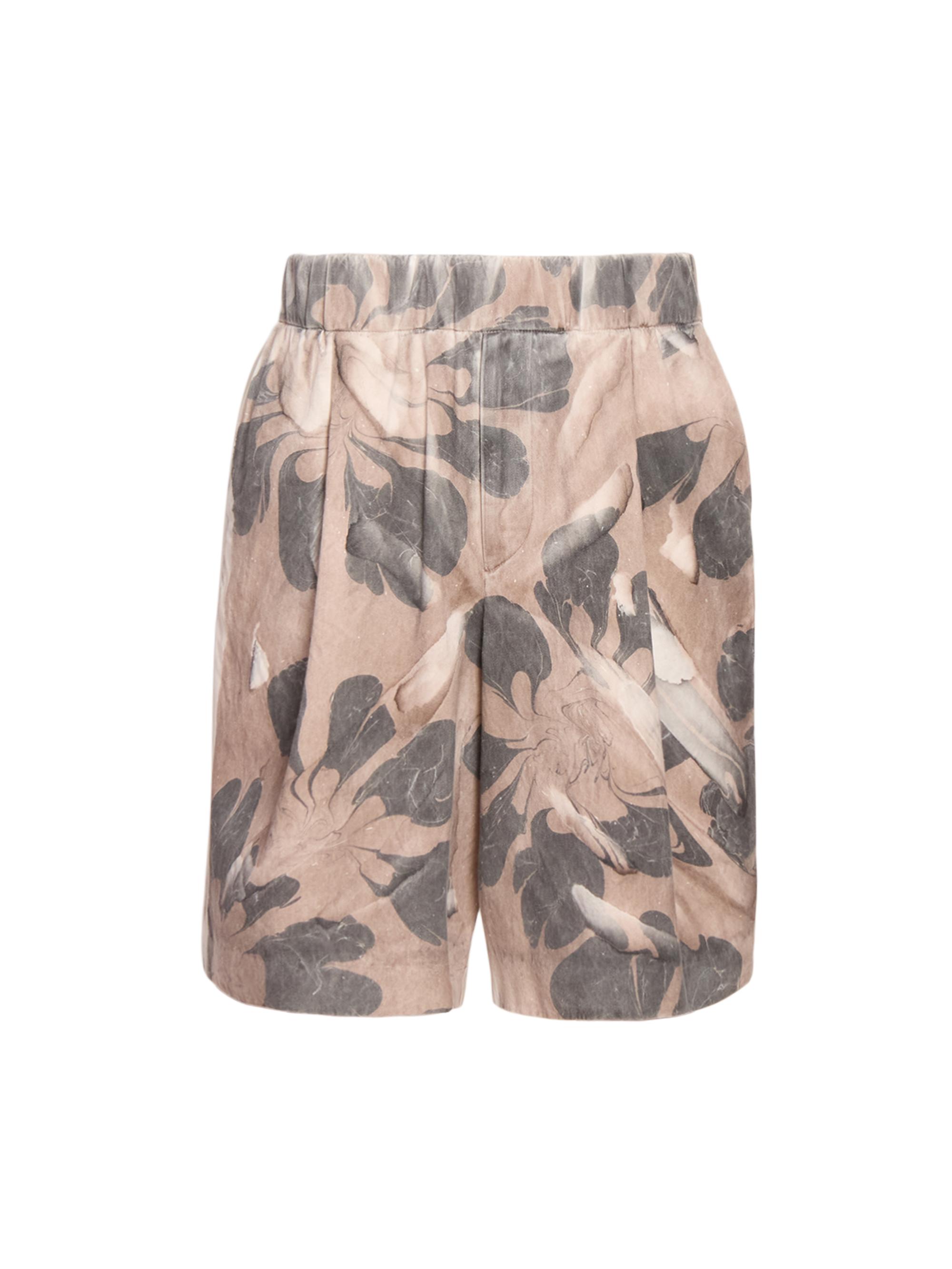 Dries Van Noten Men's Plato Floral Pull-On Shorts - Dessin