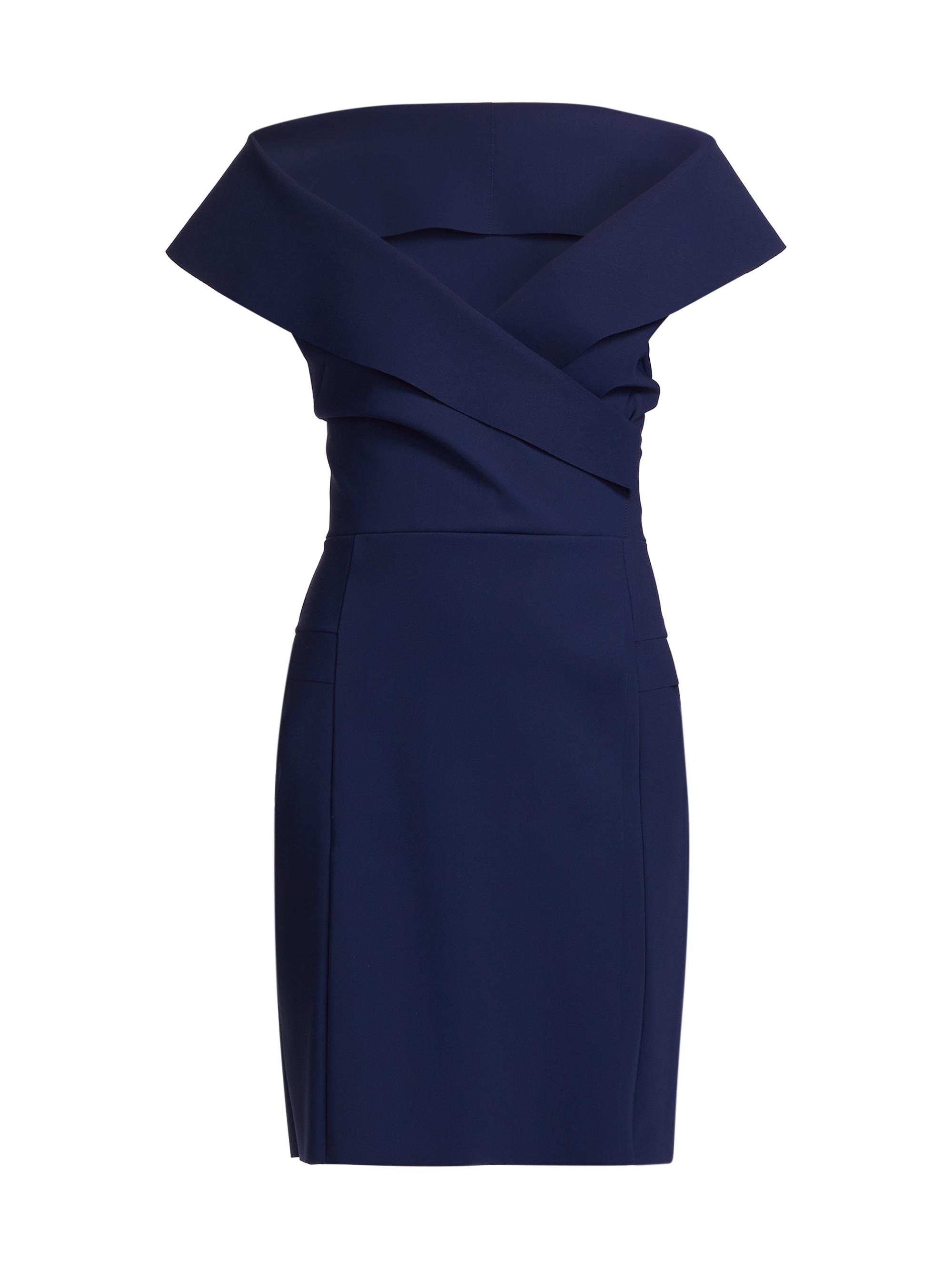 Chiara Boni La Petite Robe Women's Nosma Button-Front Cocktail Dress - Blue Notte