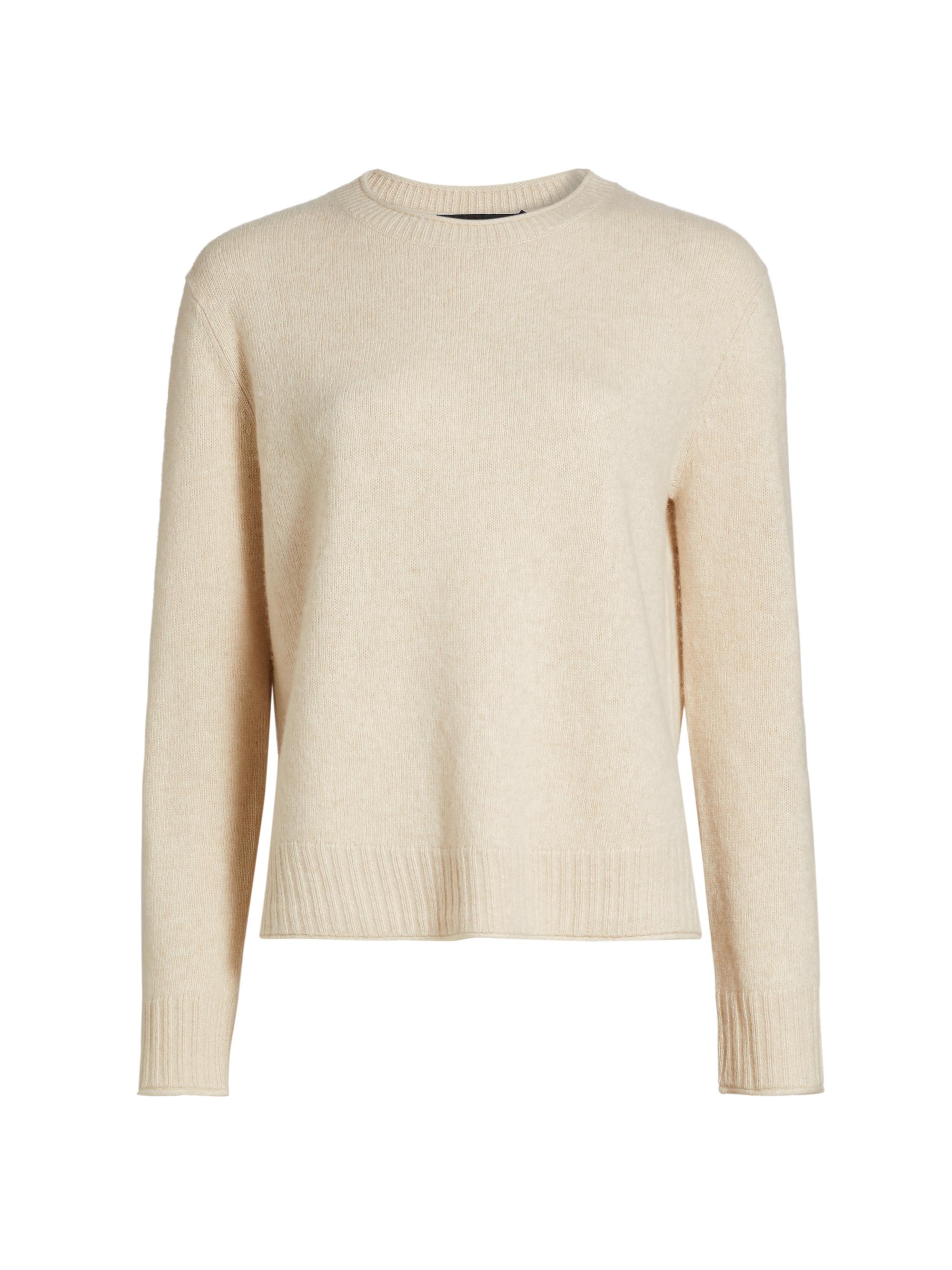 Jenni Kayne Women's Everyday Wool Cashmere Sweater - Oatmeal