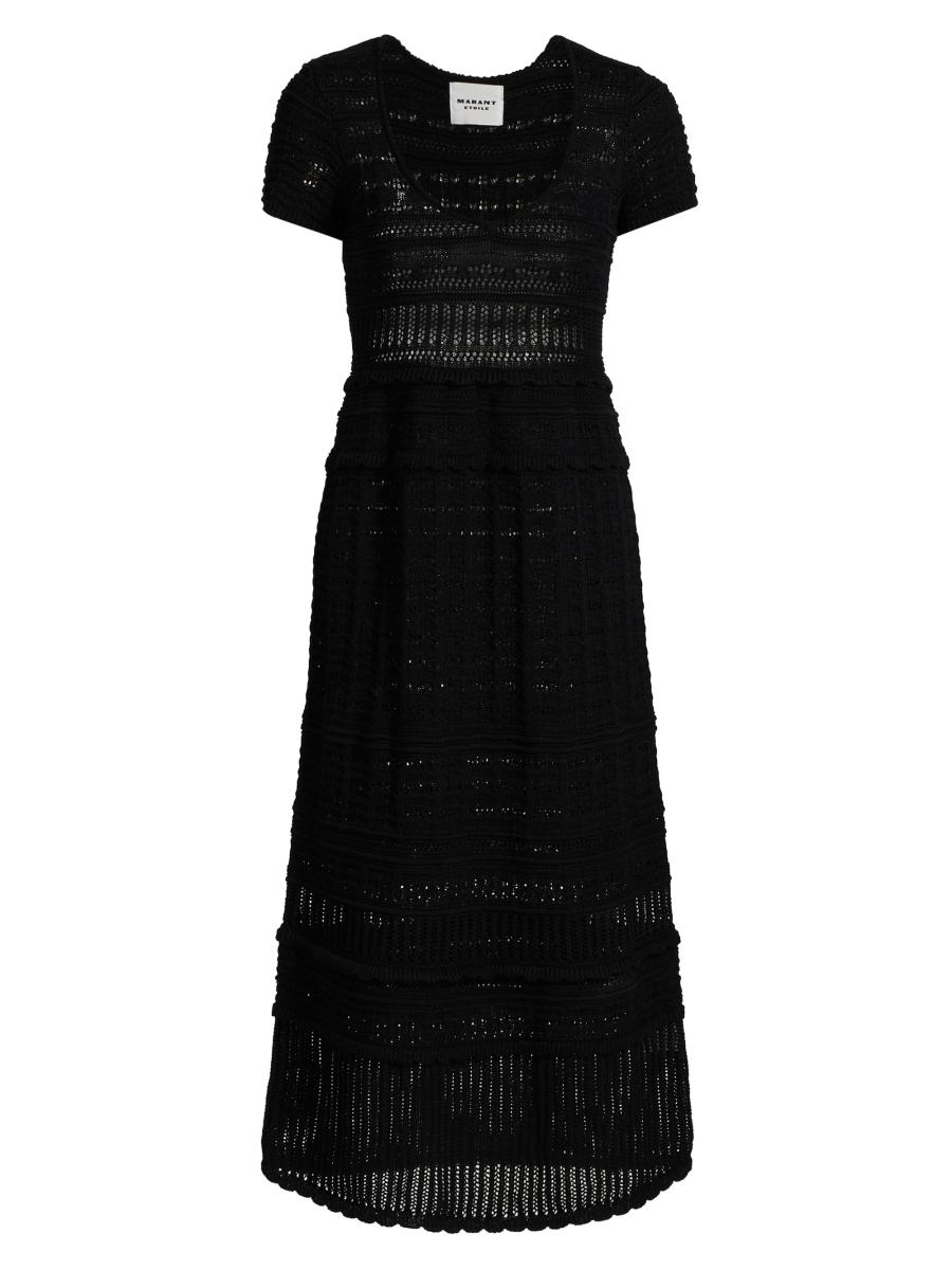 Isabel Marant Étoile Aurore Open-Knit Cotton Dress | Saks Fifth Avenue