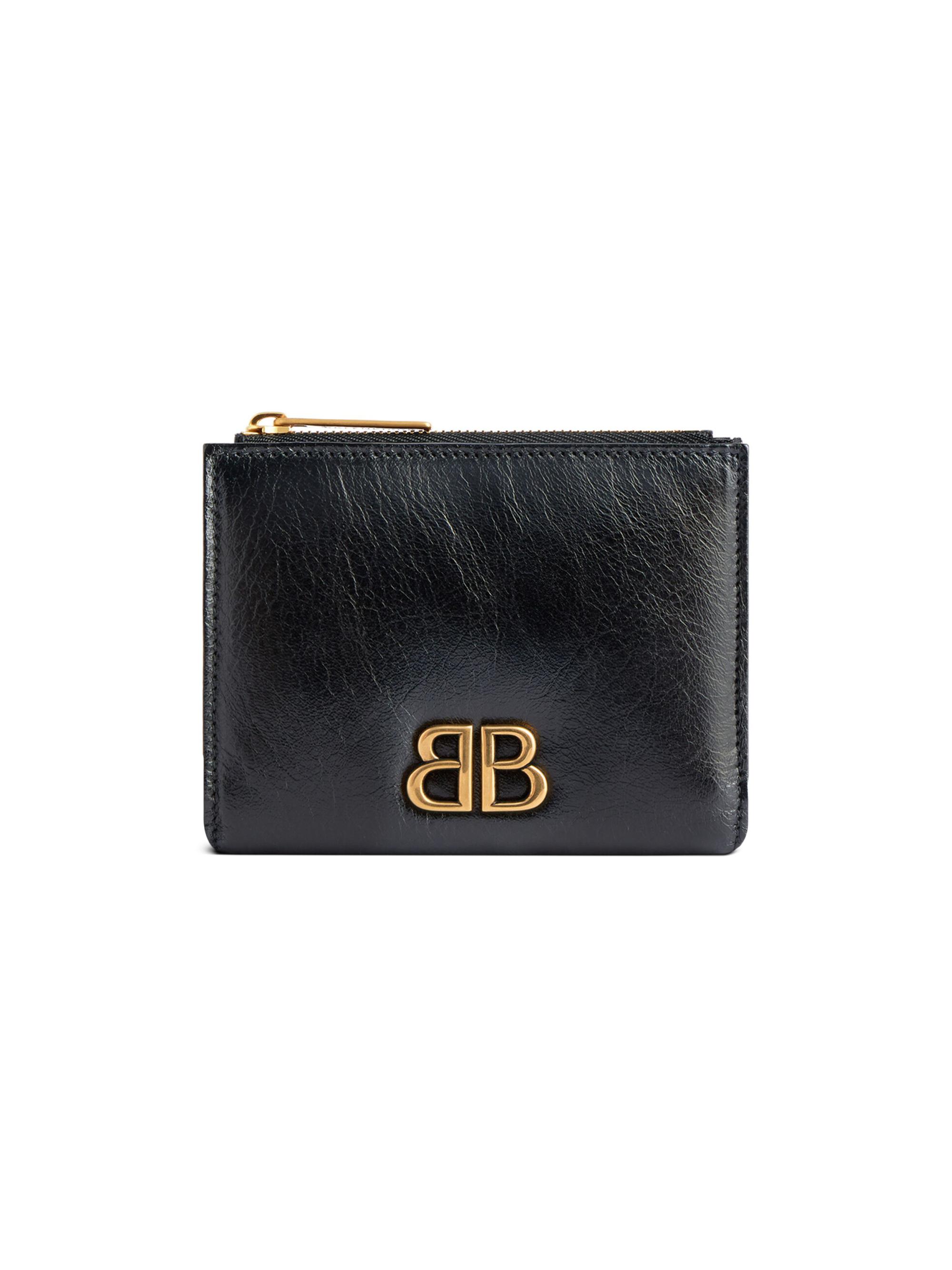 Balenciaga Women's Monaco Bifold Wallet - Black