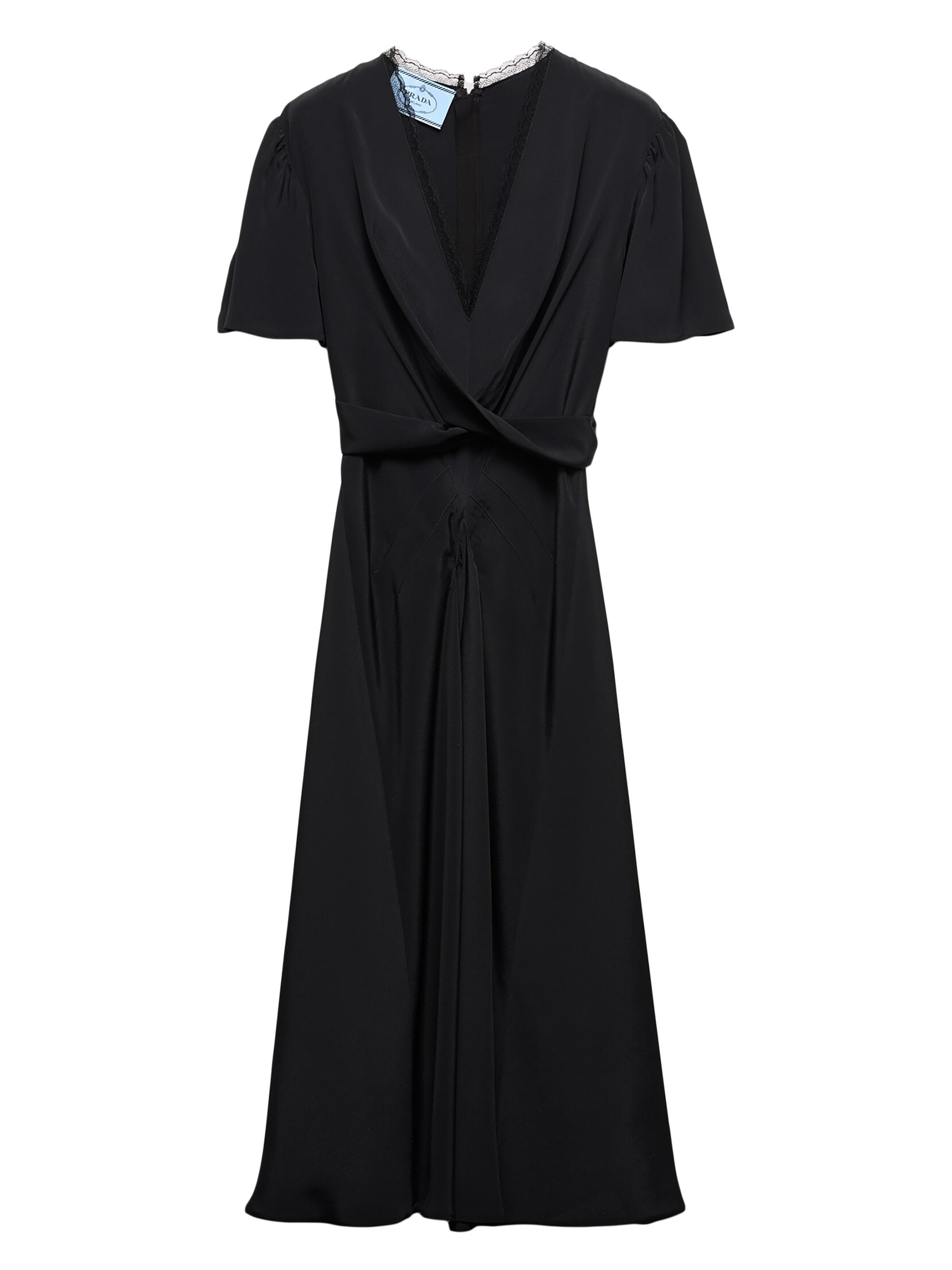 Prada Women's Marocain Dress - Black