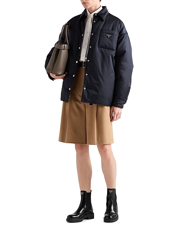 Shop Prada Re-Nylon Blouson Jacket | Saks Fifth Avenue Shop Prada Re-Nylon Blouson Jacket | Saks Fifth Avenue