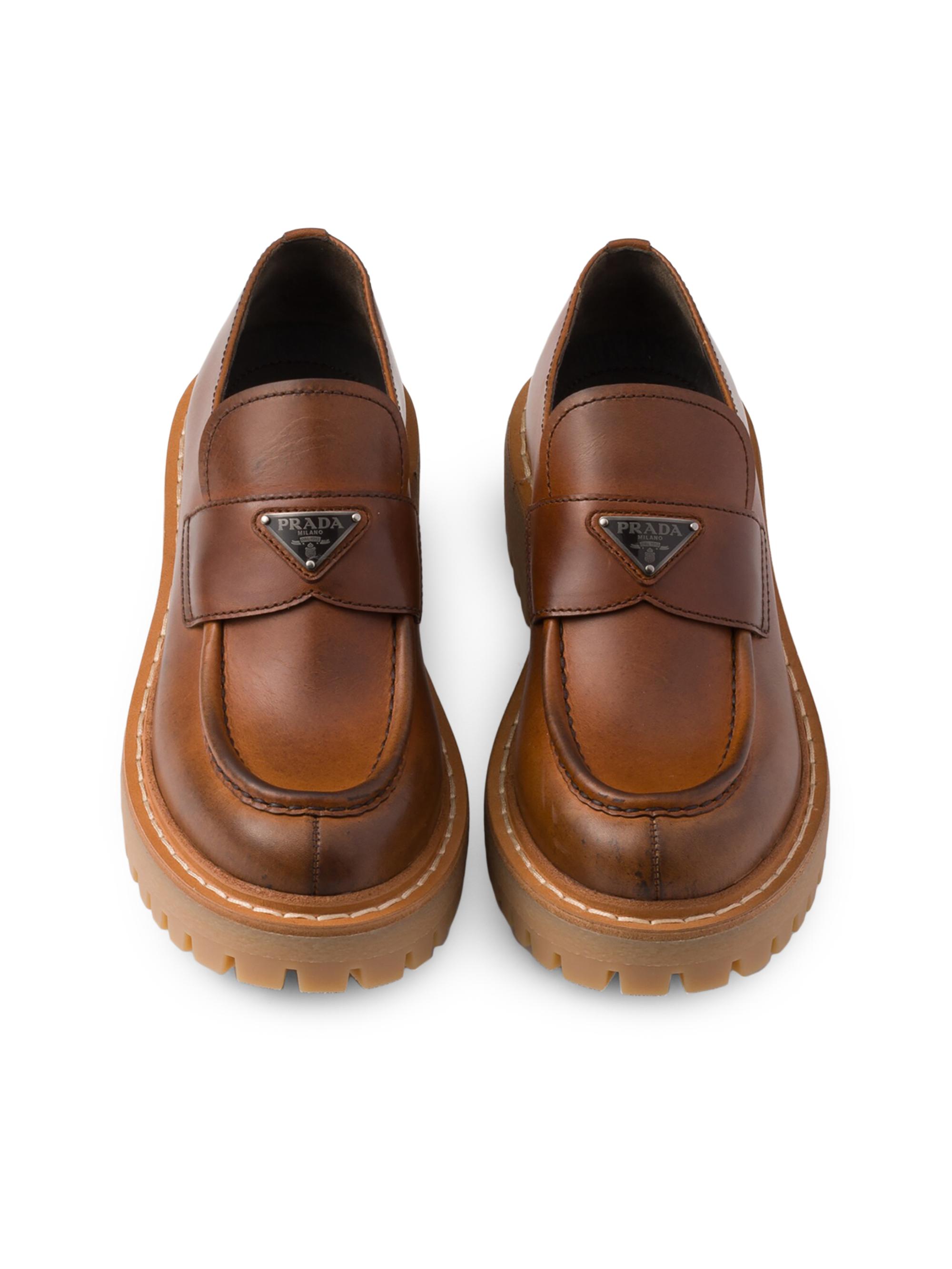 Prada Leather Loafers | Saks Fifth Avenue