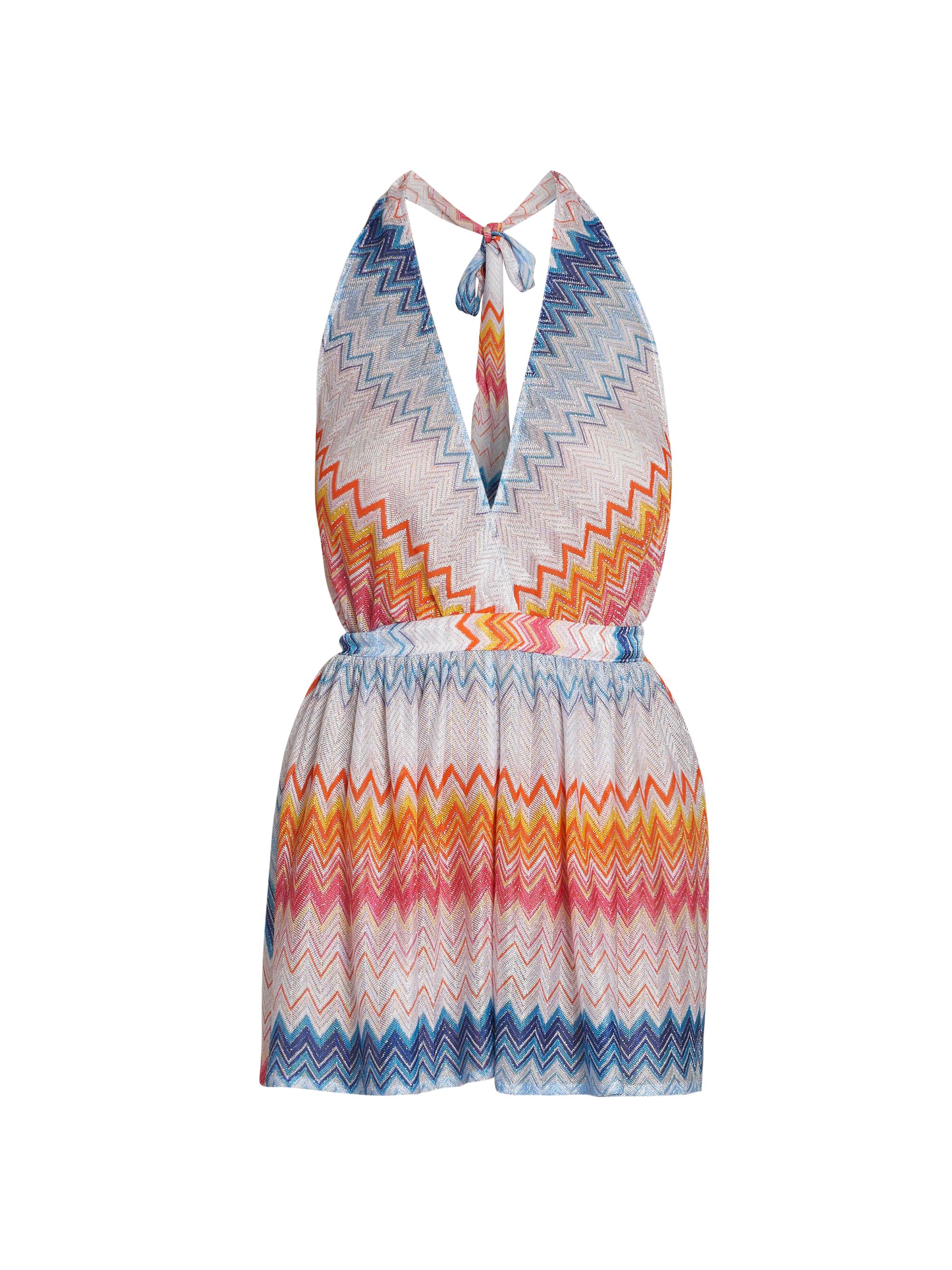 MISSONI MARE★素敵！Chevron Print Beach Cover Up Romper 0400022004948_MULTICOLORSHADED