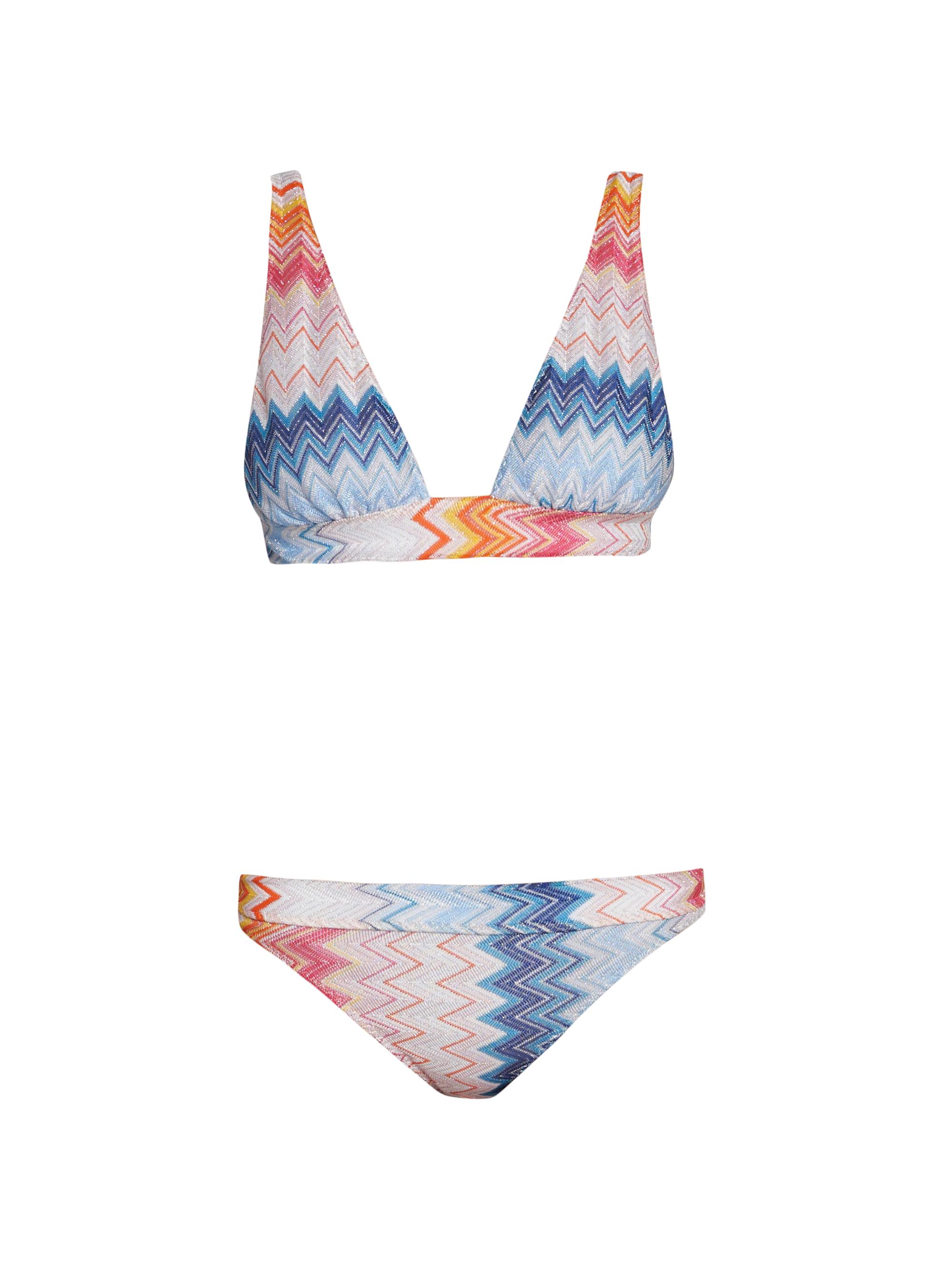 Missoni Women's Rashel Shaded Chevron -Piece Bikini Set - Multicolor Shaded Fuchsia