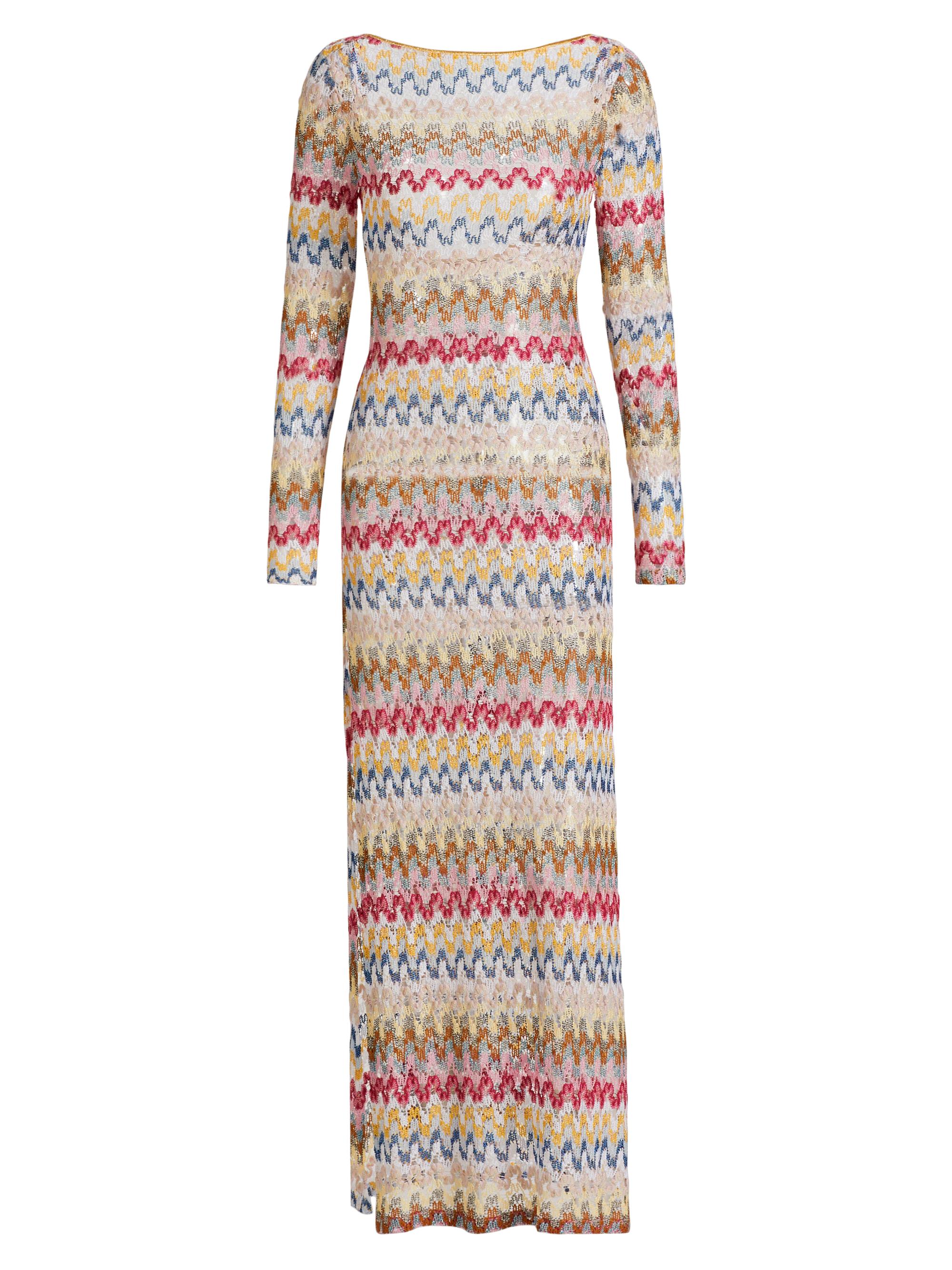 Missoni Women's Raschel Lace Cover-Up Maxi dress - Multi White Base