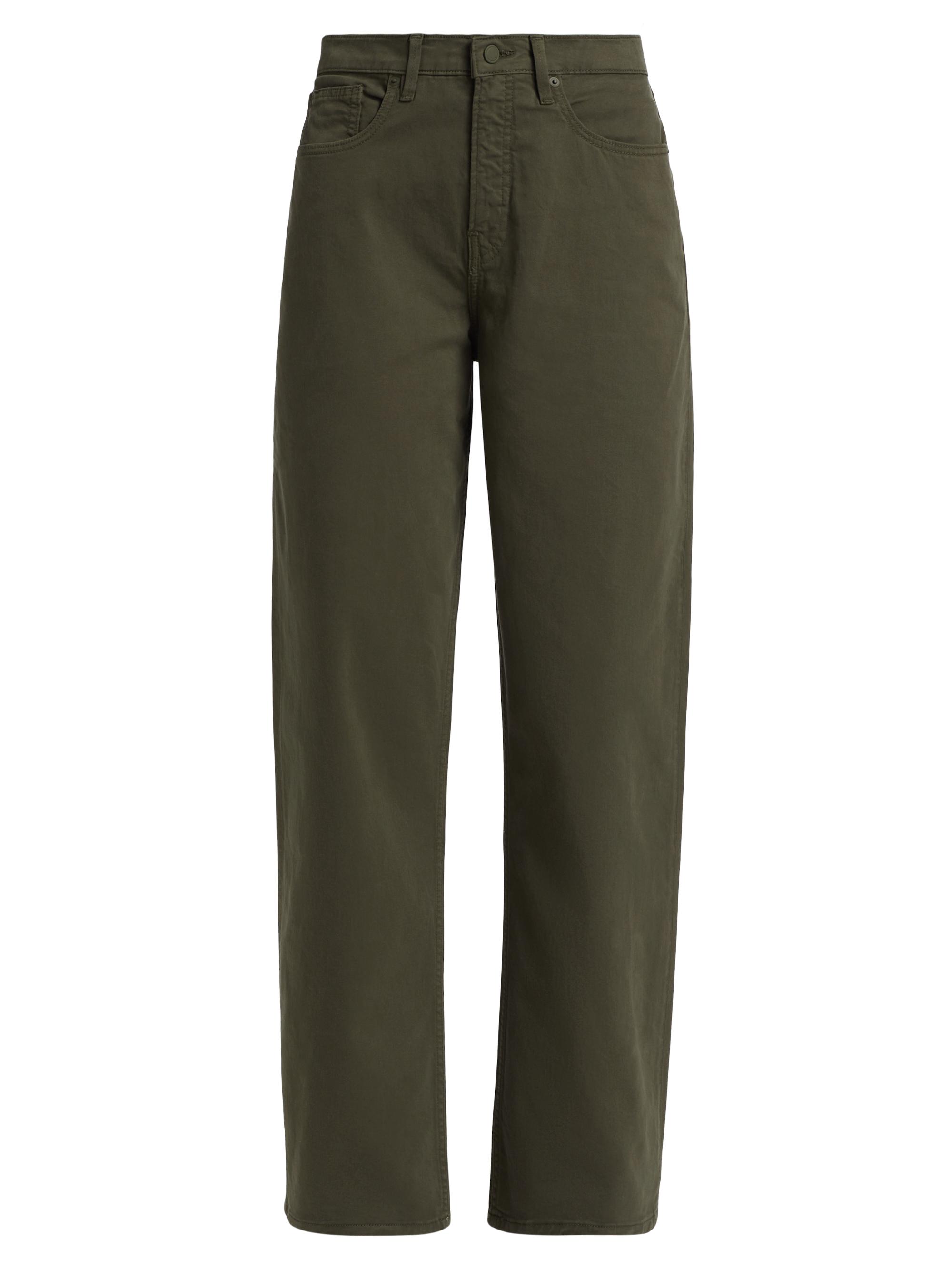 Good American Women's Good Barrel Twill Pants - Fatigue