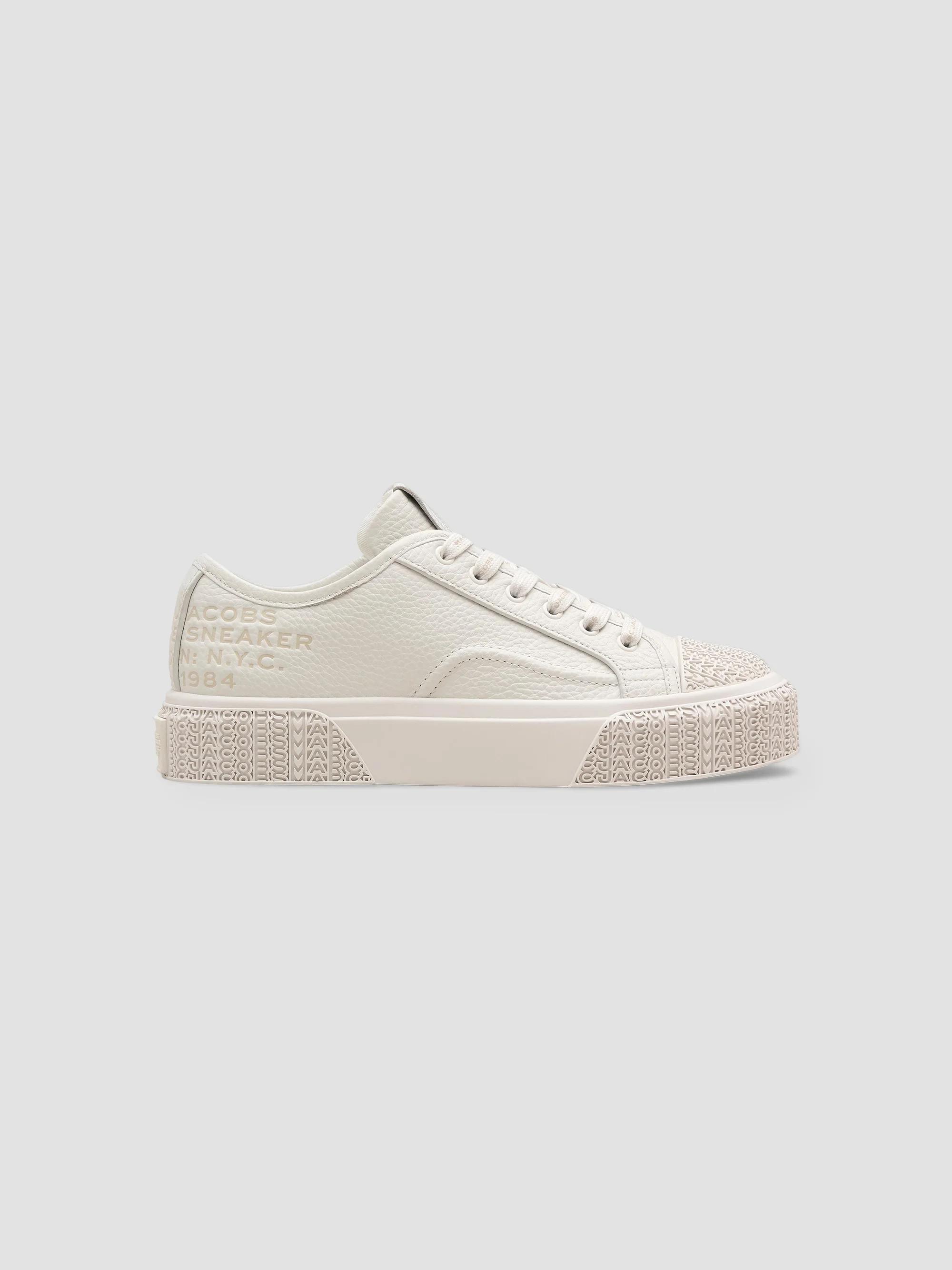 美品　マークジェイコブス　レザー　スニーカー　ホワイト　シルバー　ロゴ　24 Marc Jacobs Leather Sneakers | Saks Fifth Avenue