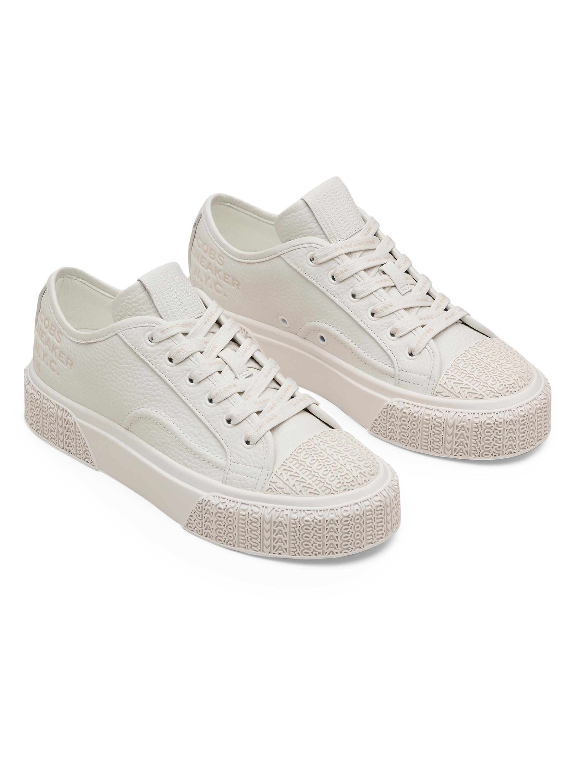 Marc Jacobs Women's Leather Sneakers - Cotton White