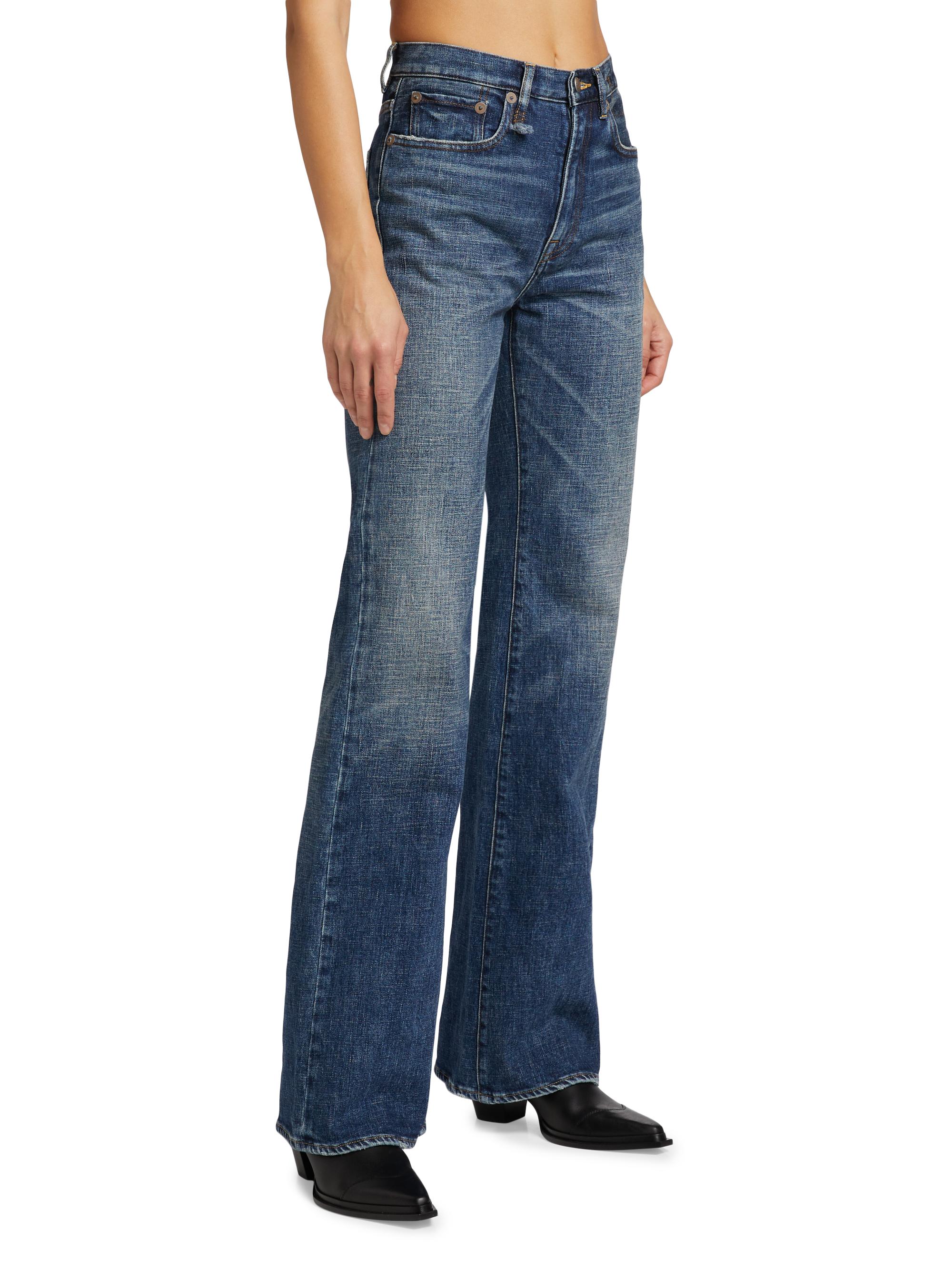 R13 Jane Stretch High-Rise Straight-Leg Jeans | Saks Fifth Avenue