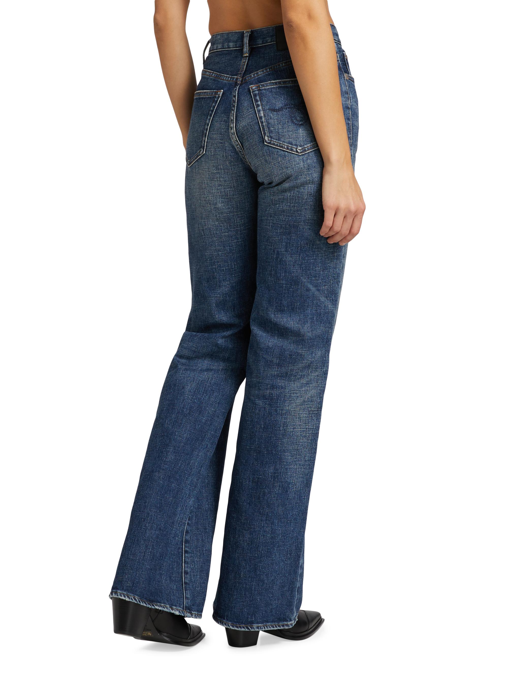 R13 Jane Stretch High-Rise Straight-Leg Jeans | Saks Fifth Avenue