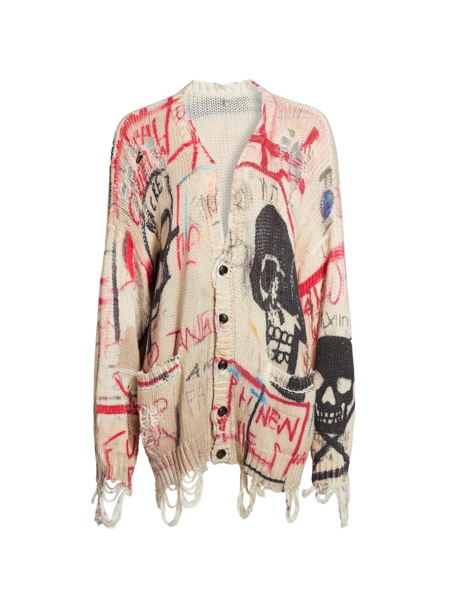 トップス DestructionDesign BigCardigan トップス DestructionDesign BigCardigan Boxy Oversized Line
