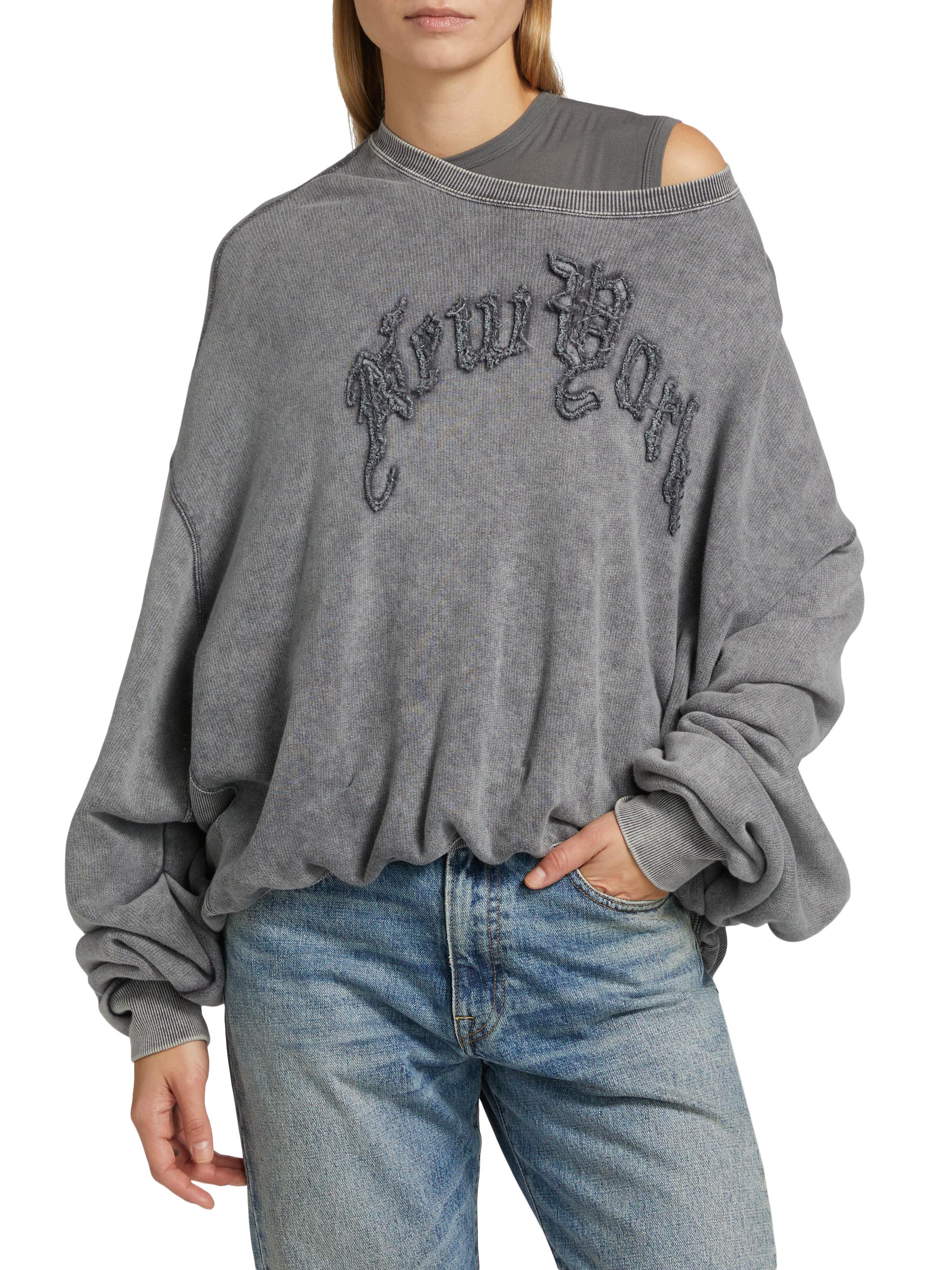 New York Balloon Crewneck Top