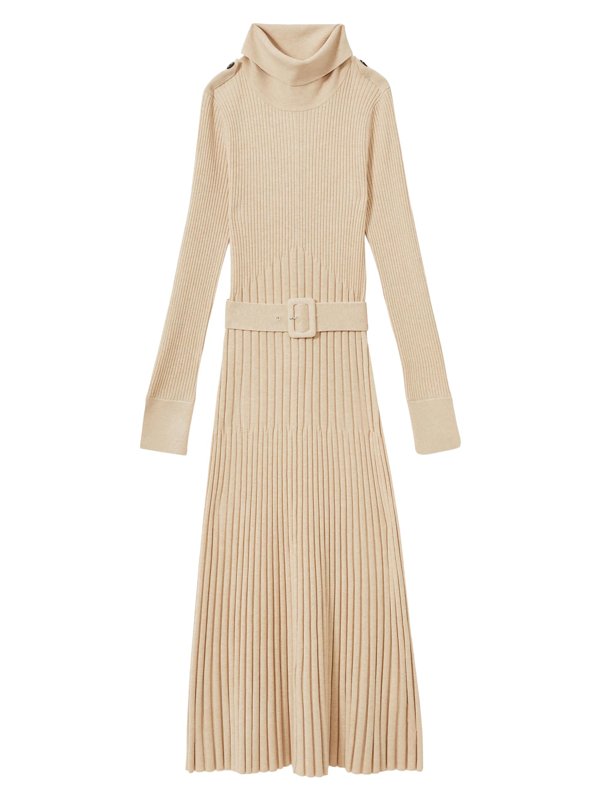 Reiss Vinette Rib-Knit Belted Midi-Dress | Saks Fifth Avenue