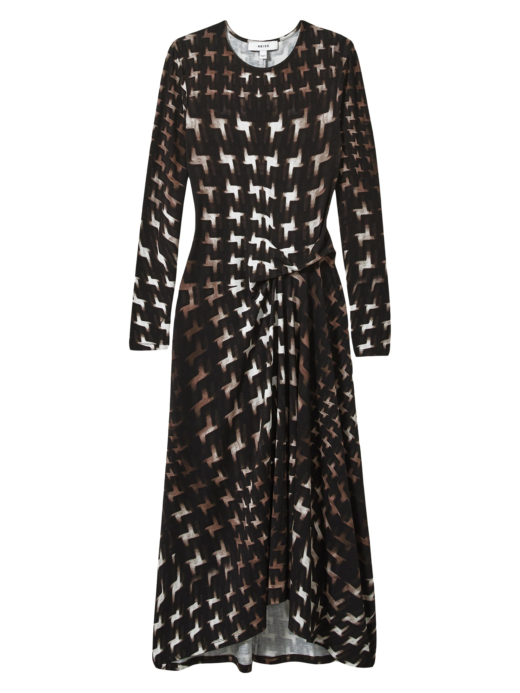 Reiss Halle Printed Ruched Midi-Dress | Saks Fifth Avenue