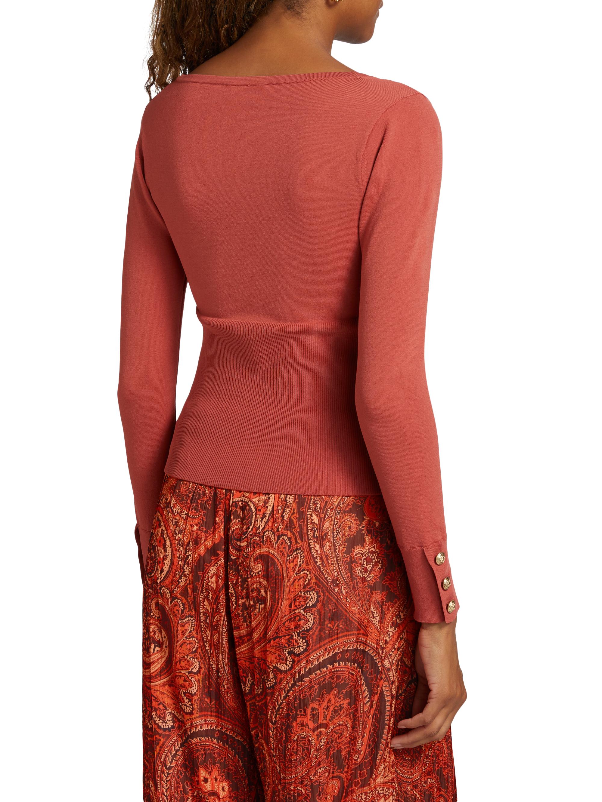 トップス LA FAM Cardigan Knit トップス LA FAM Cardigan Knit 3sixteen - Lace Knit Cardigan