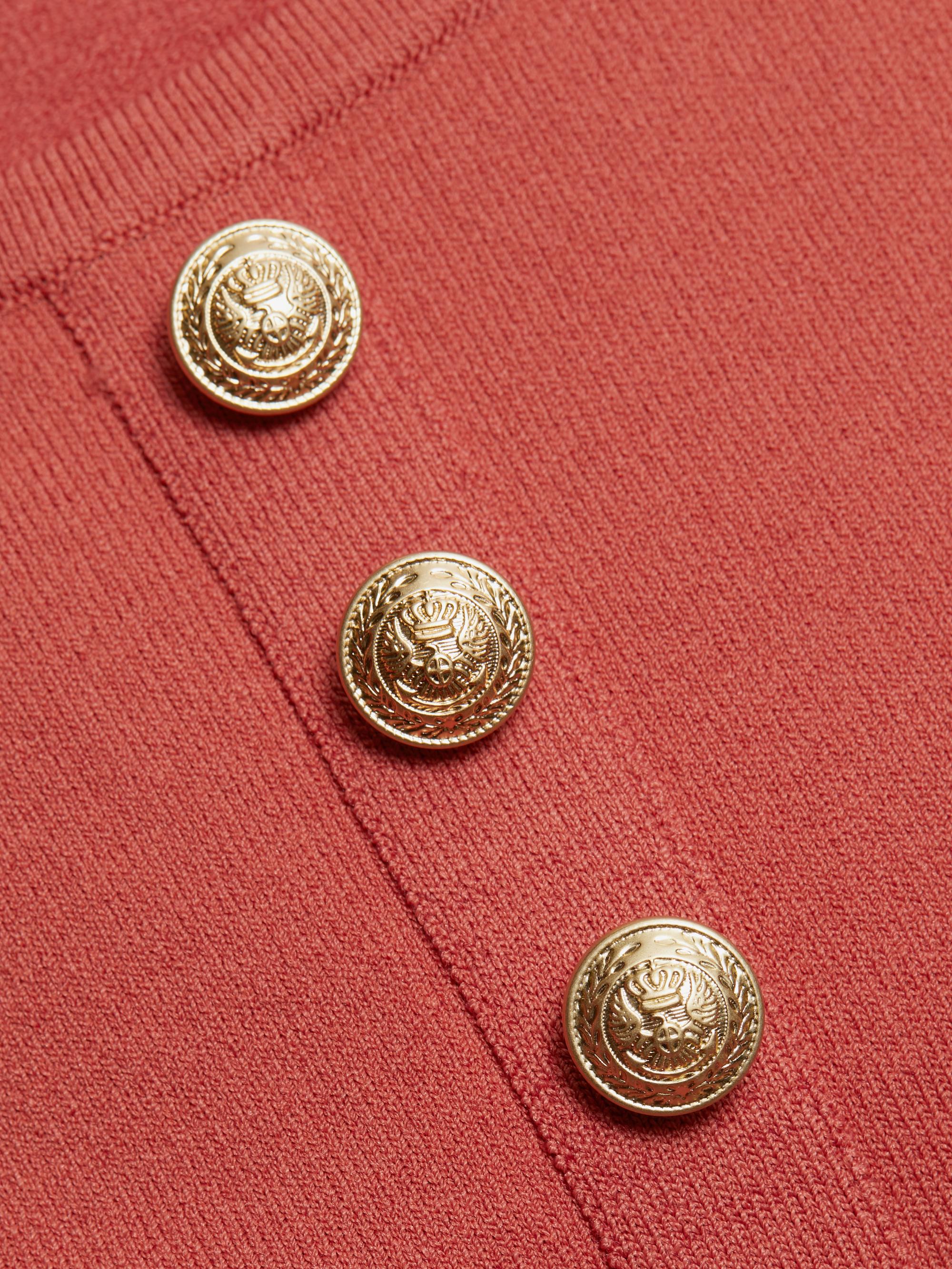 L'AGENCE Lanetta Knit Button-Front Top | Saks Fifth Avenue