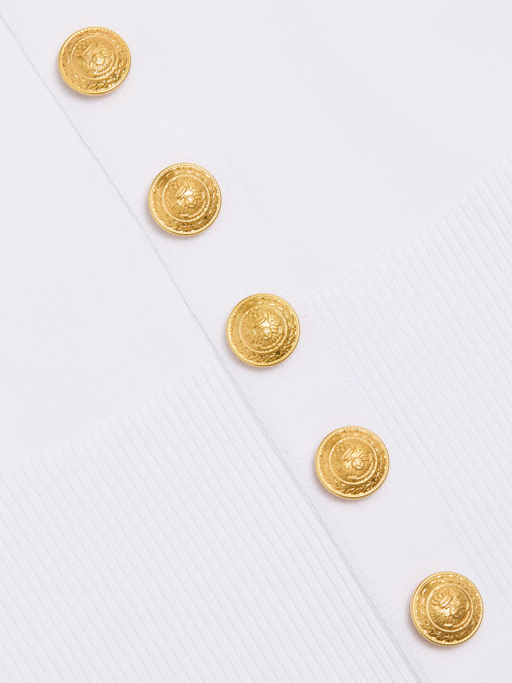 L'AGENCE Lanetta Knit Button-Front Top | Saks Fifth Avenue