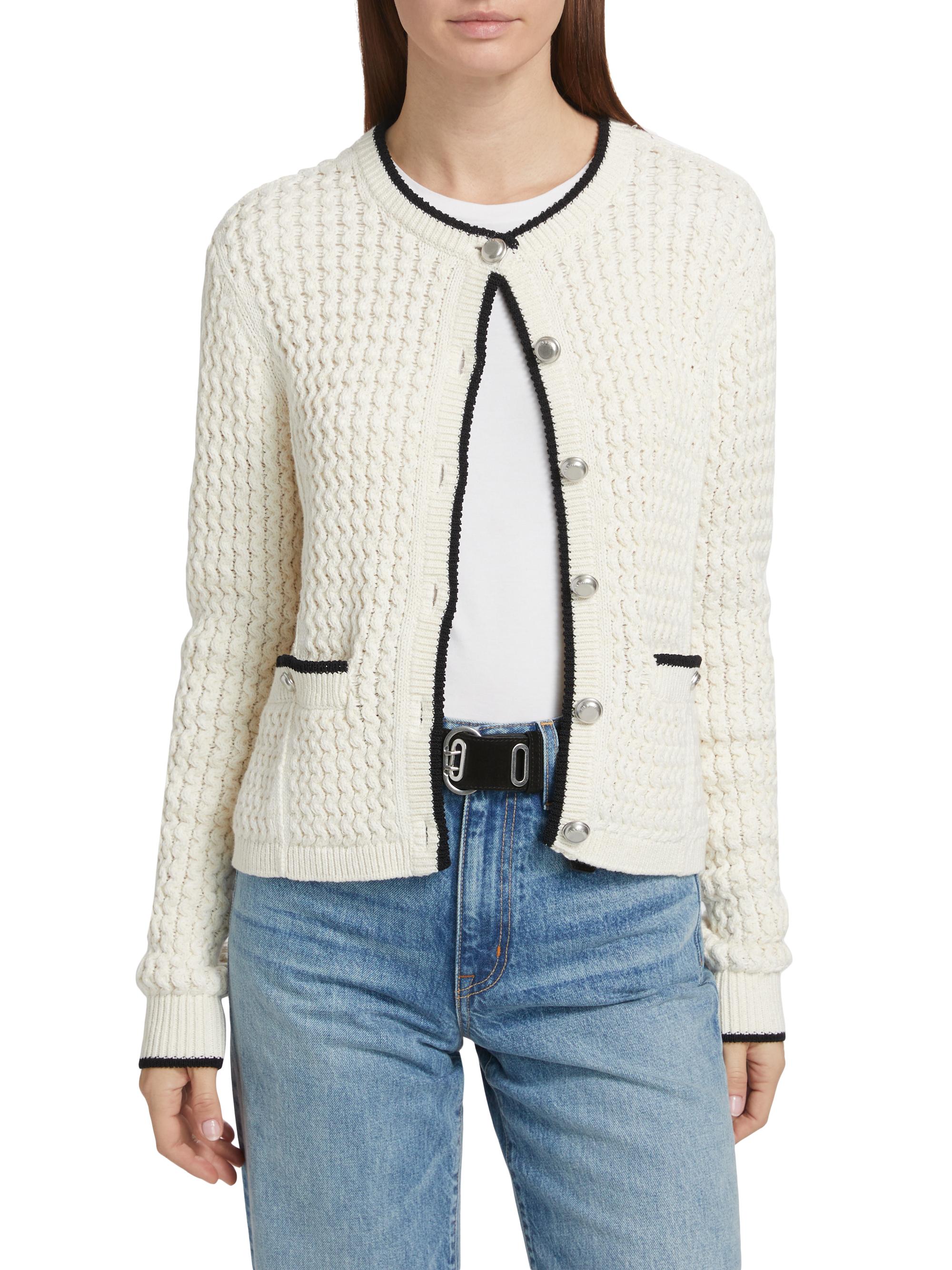 rag & bone Daria Stretch Cotton Cardigan | Saks Fifth Avenue