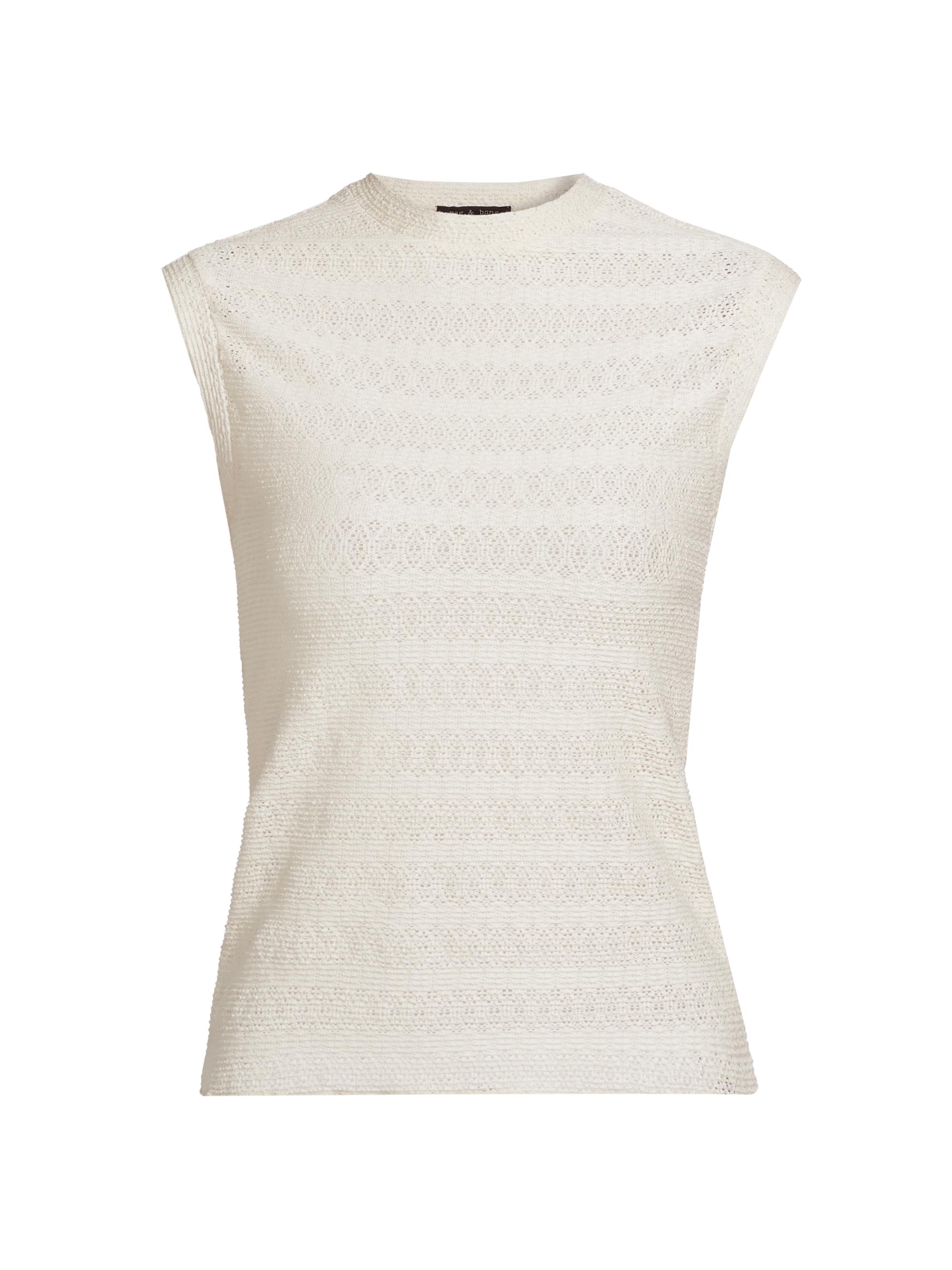 rag & bone Women's Julia Pointelle Muscle Top -