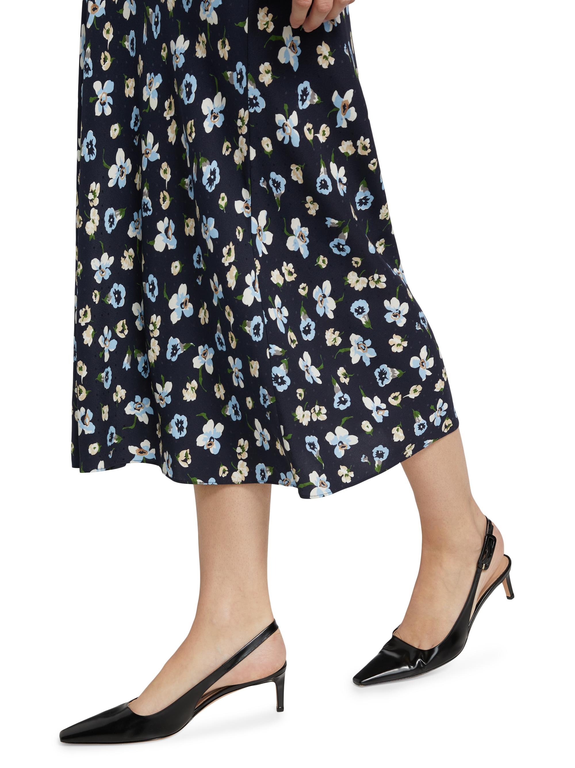 Veronica Beard Clover Floral Midi-Skirt | Saks Fifth Avenue