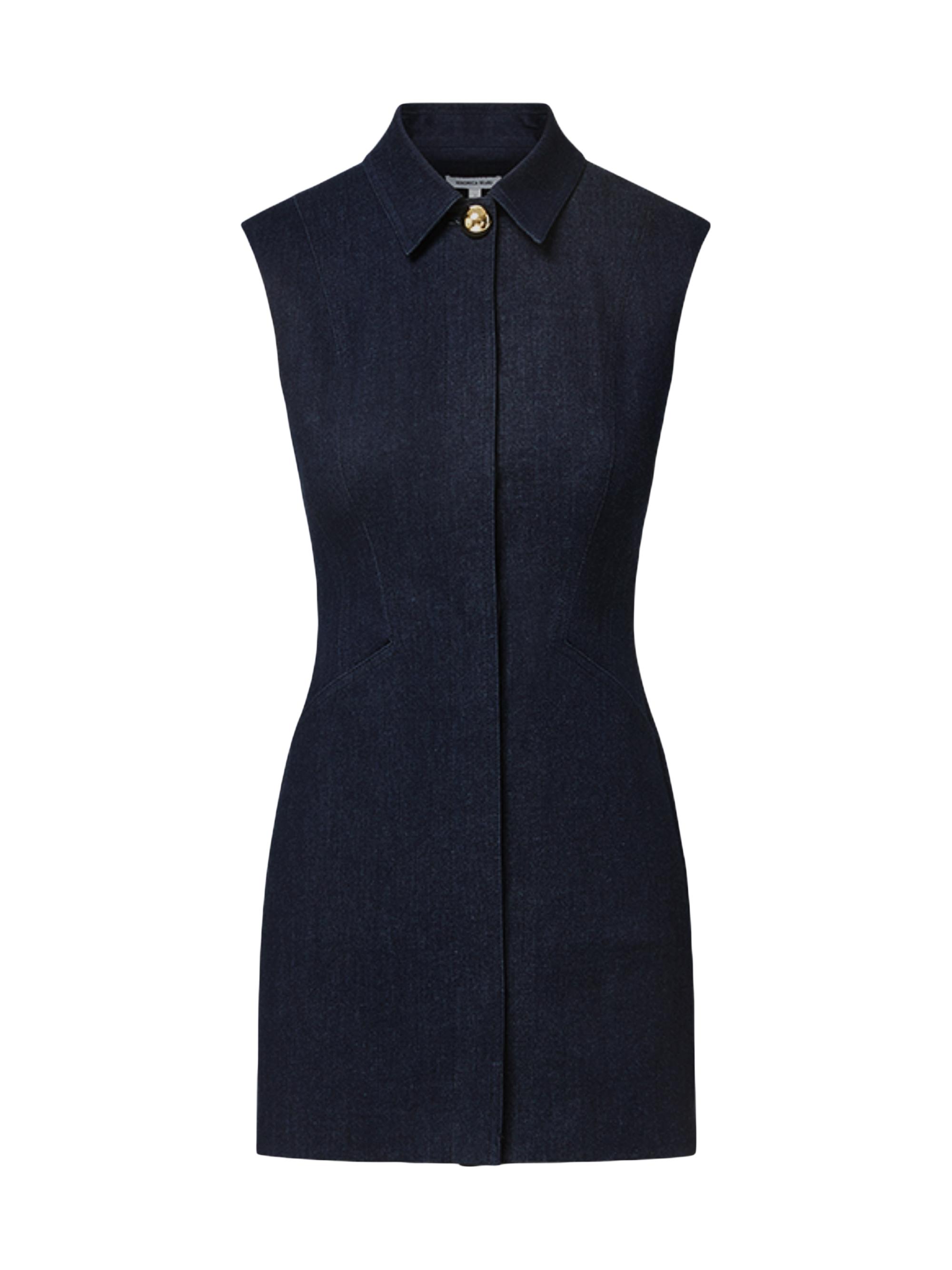 Veronica Beard Women's Serina Denim Minidress - Dark Oxford