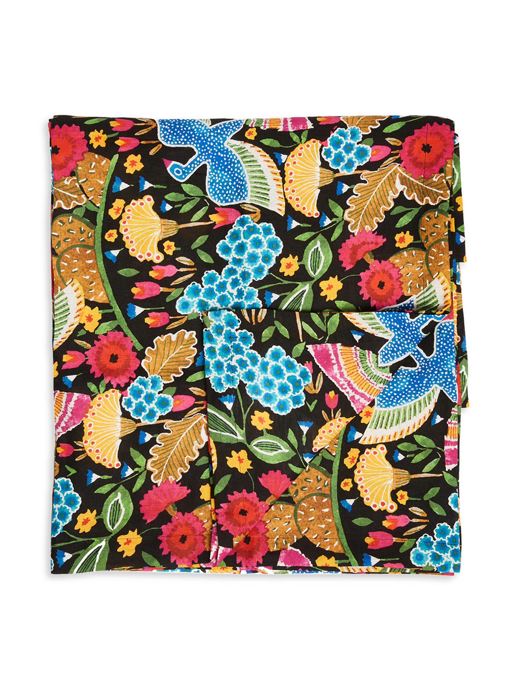 La DoubleJ Medium Tablecloth (180 x 280) - Black Multicolor