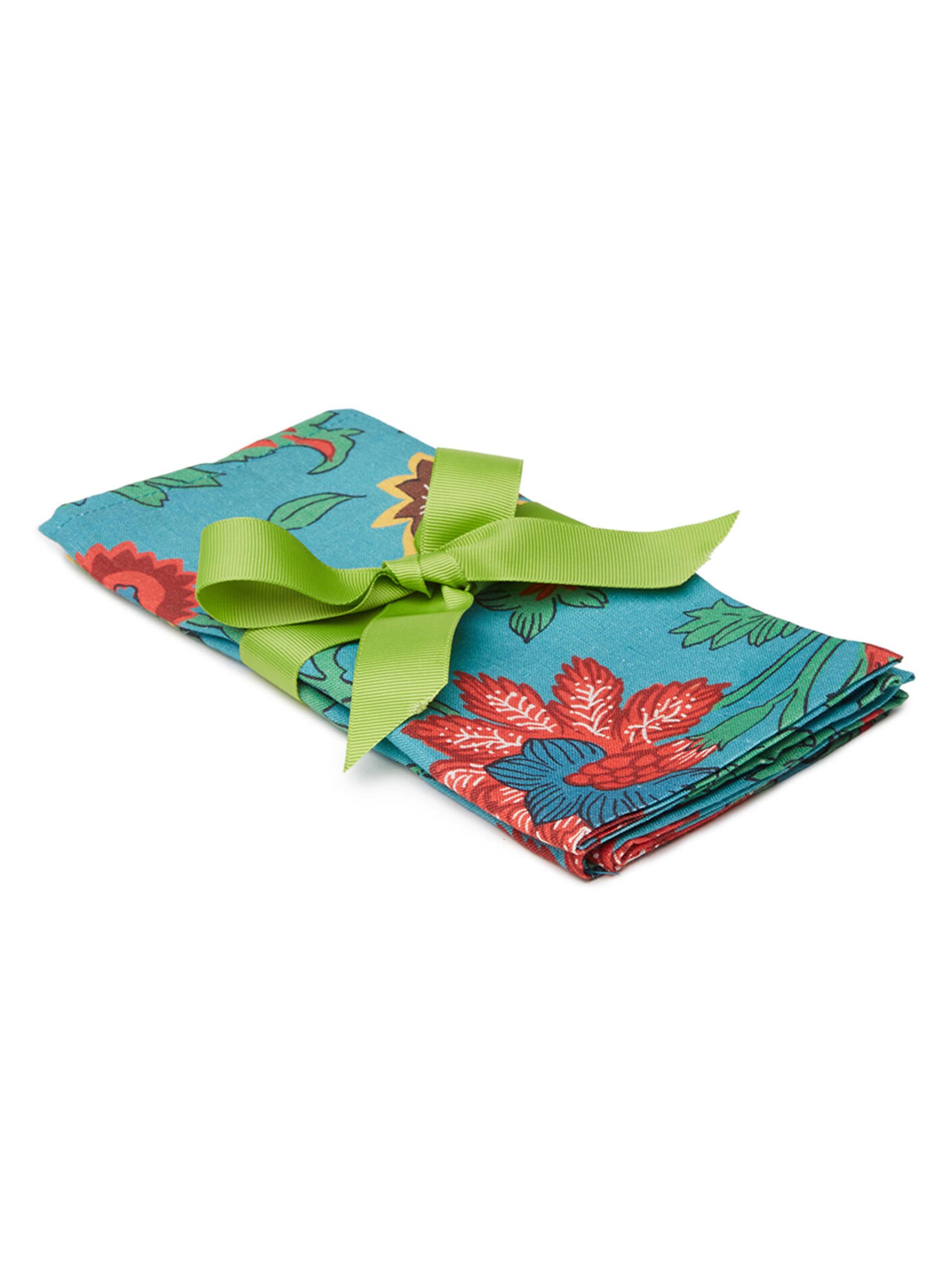 La DoubleJ Large Napkins Set of 2 (45 x 45) - Turquoise