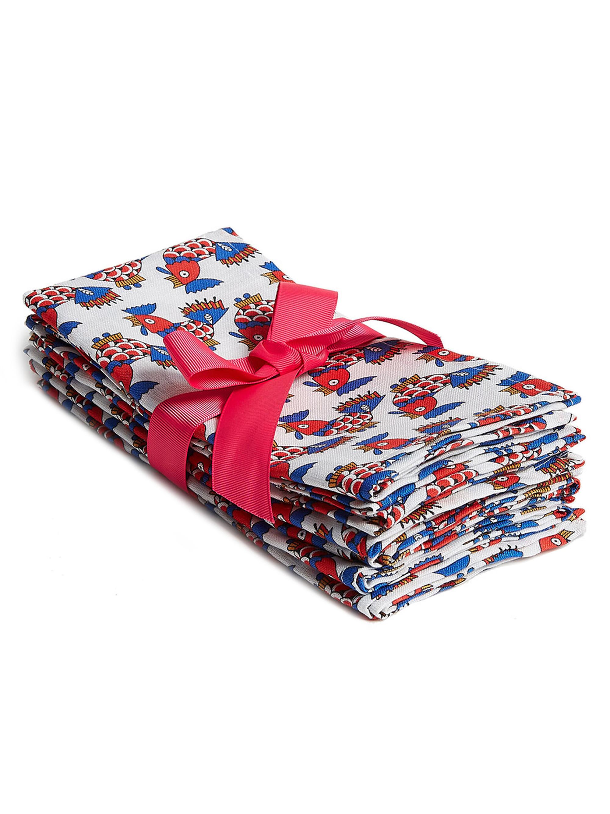 La DoubleJ Large Napkins Set of 6 (45 x 45) - Galletti Multicolor