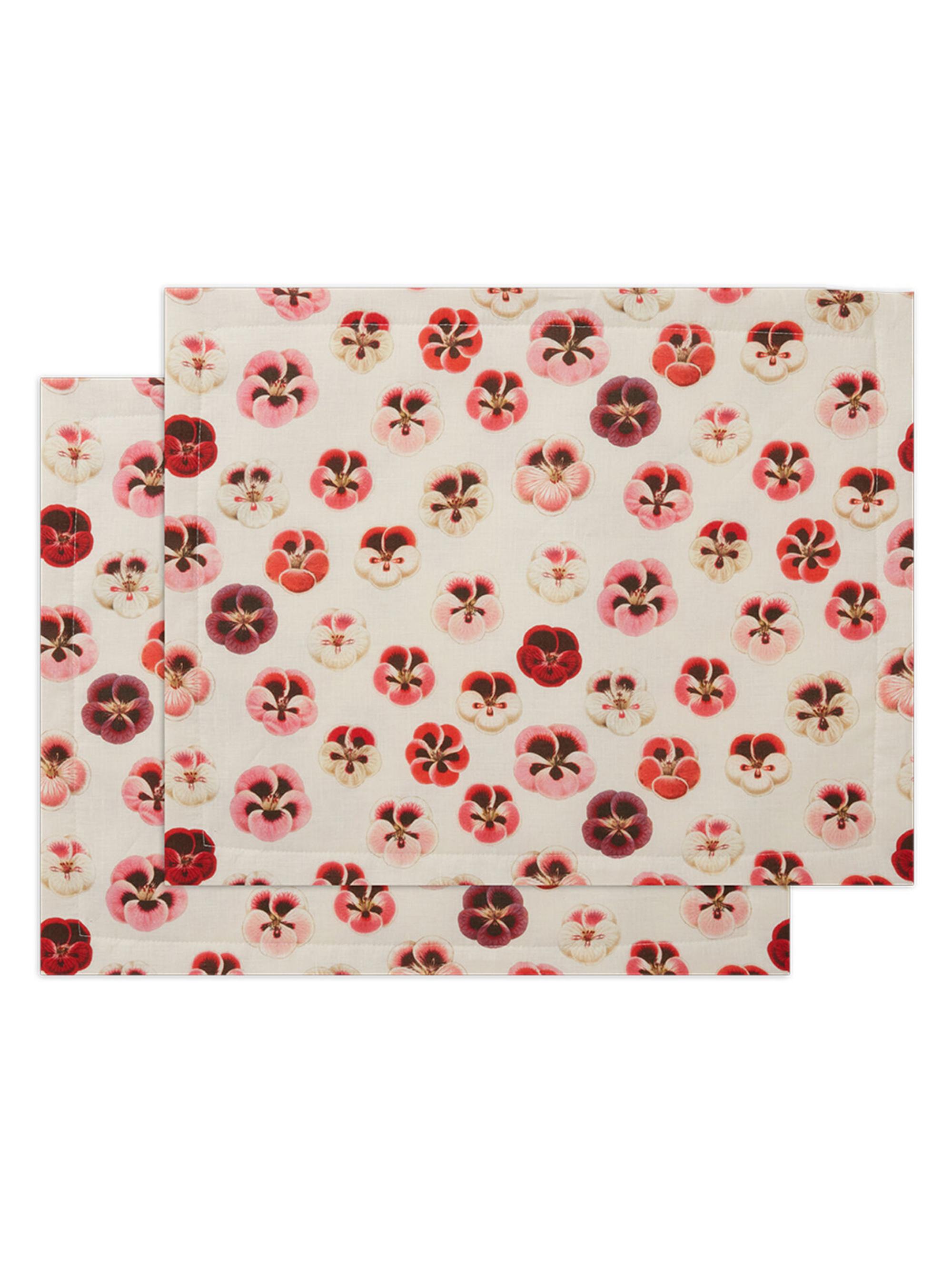 La DoubleJ Placemats Set of 2 - Pansy