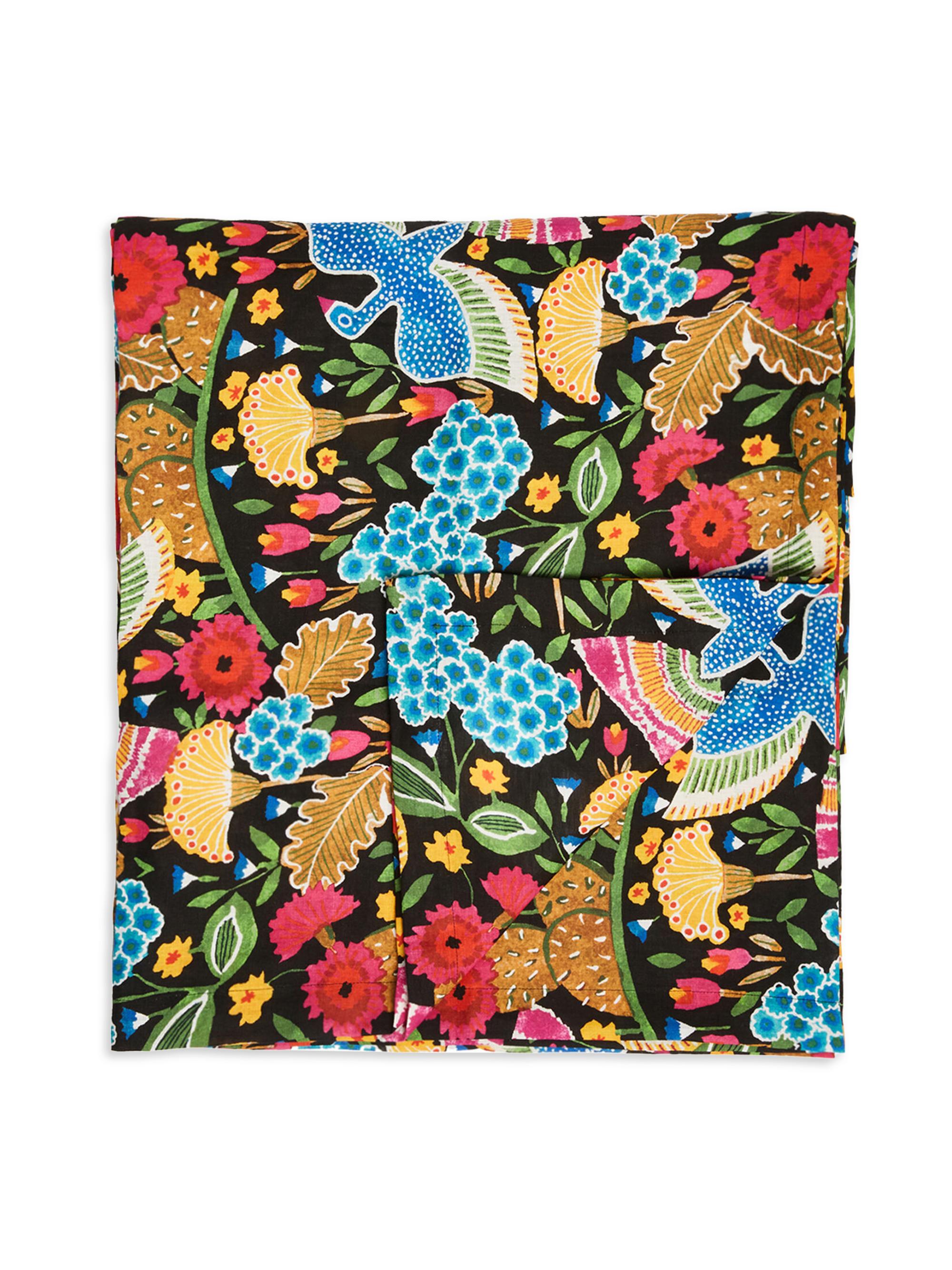 La DoubleJ Large Tablecloth (180 x 350) - Black Multicolor