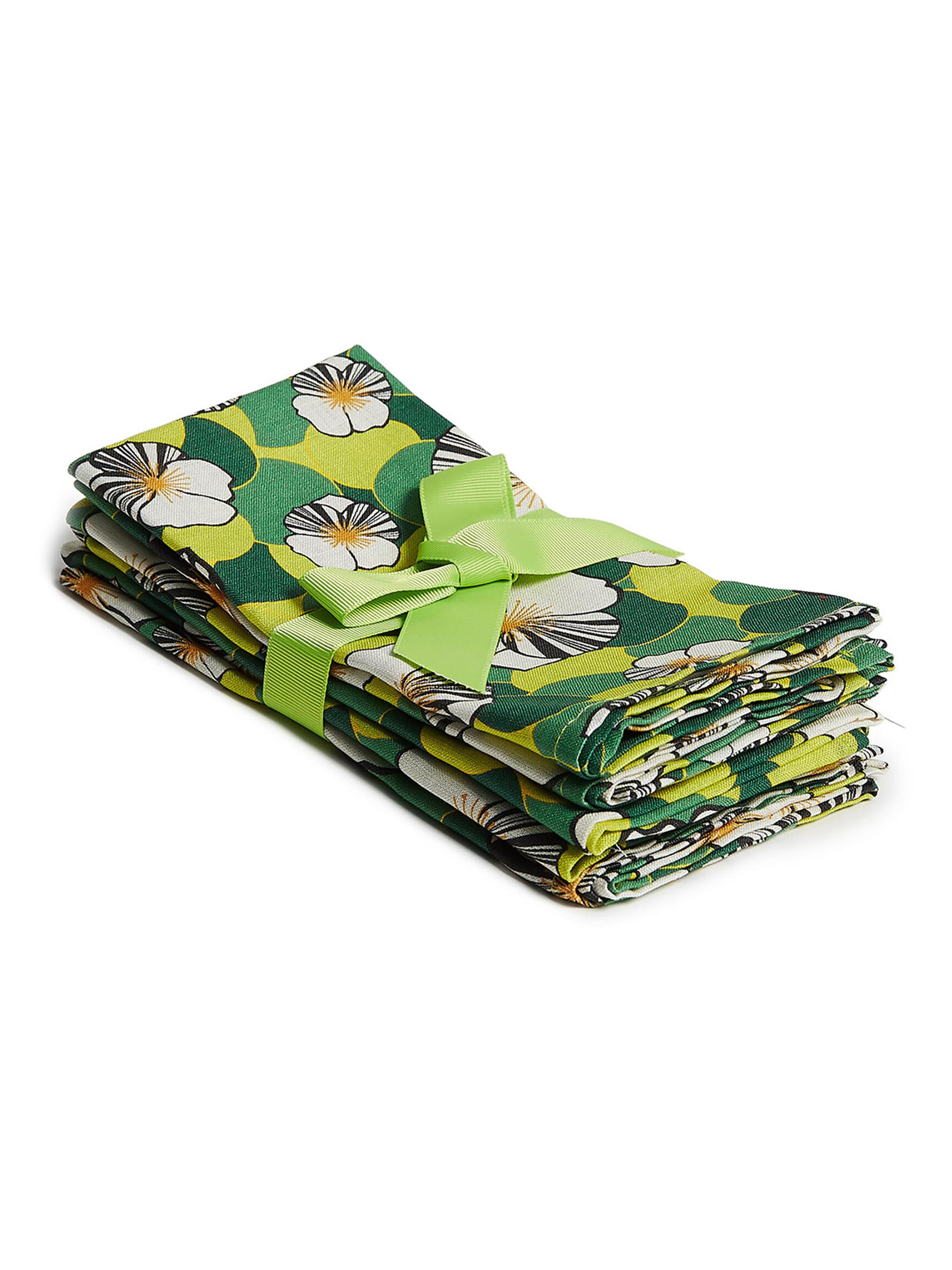 La DoubleJ Large Napkins Set of 6 (45 x 45) - Ninfea Green
