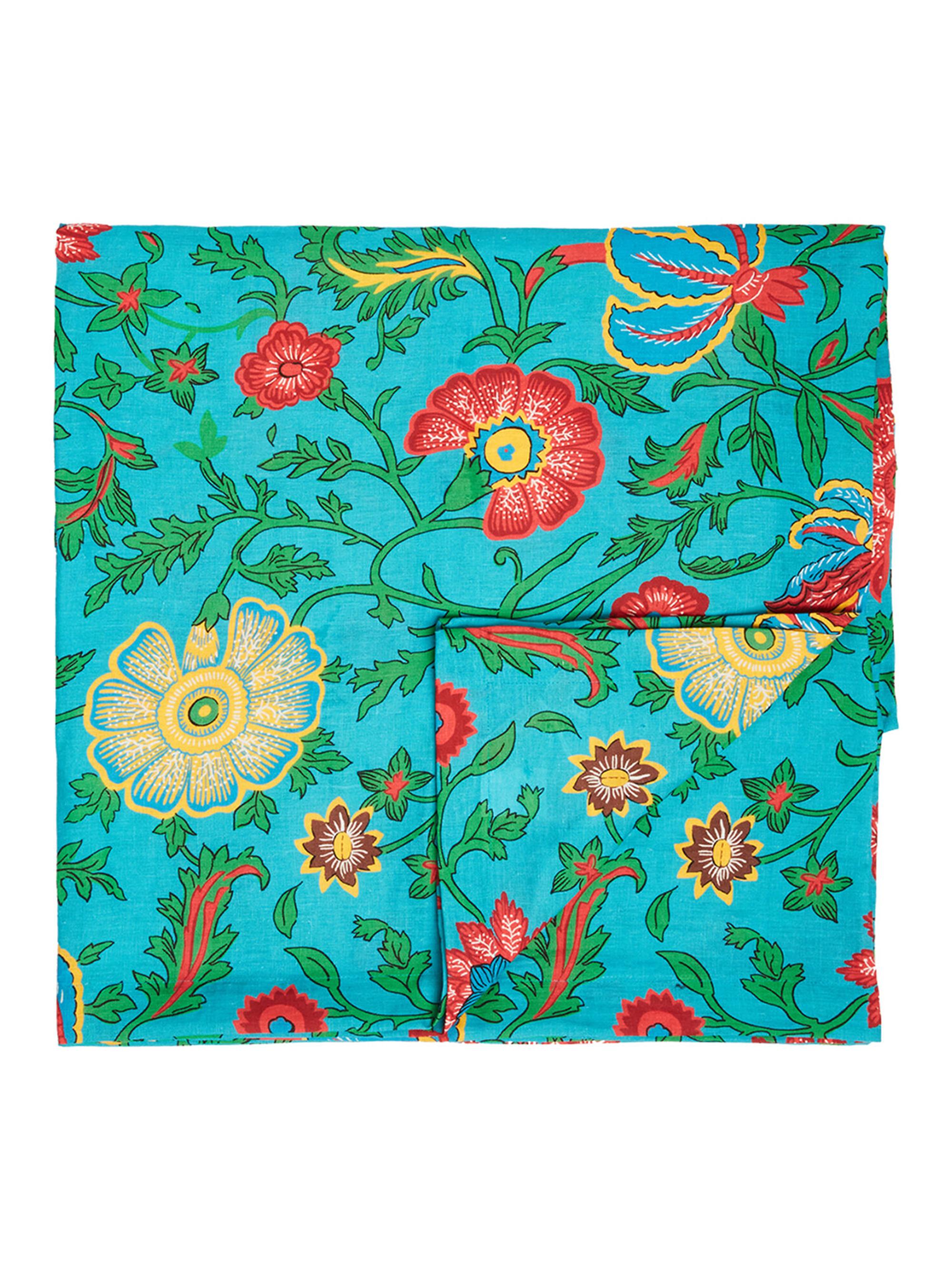 La DoubleJ Small Tablecloth (180 x 180) - Turquoise