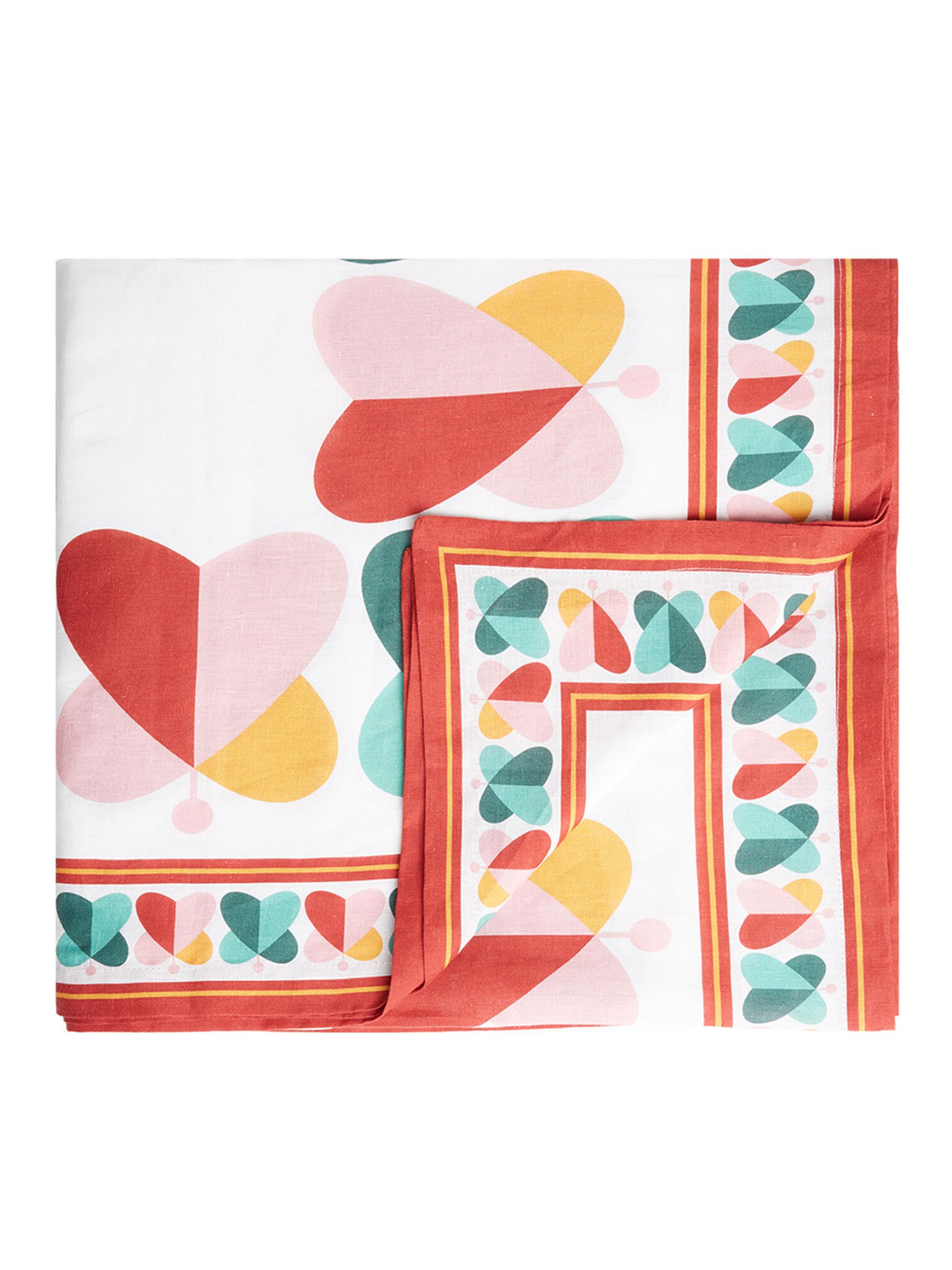 La DoubleJ Medium Tablecloth - Farfalle Ring Multicolor