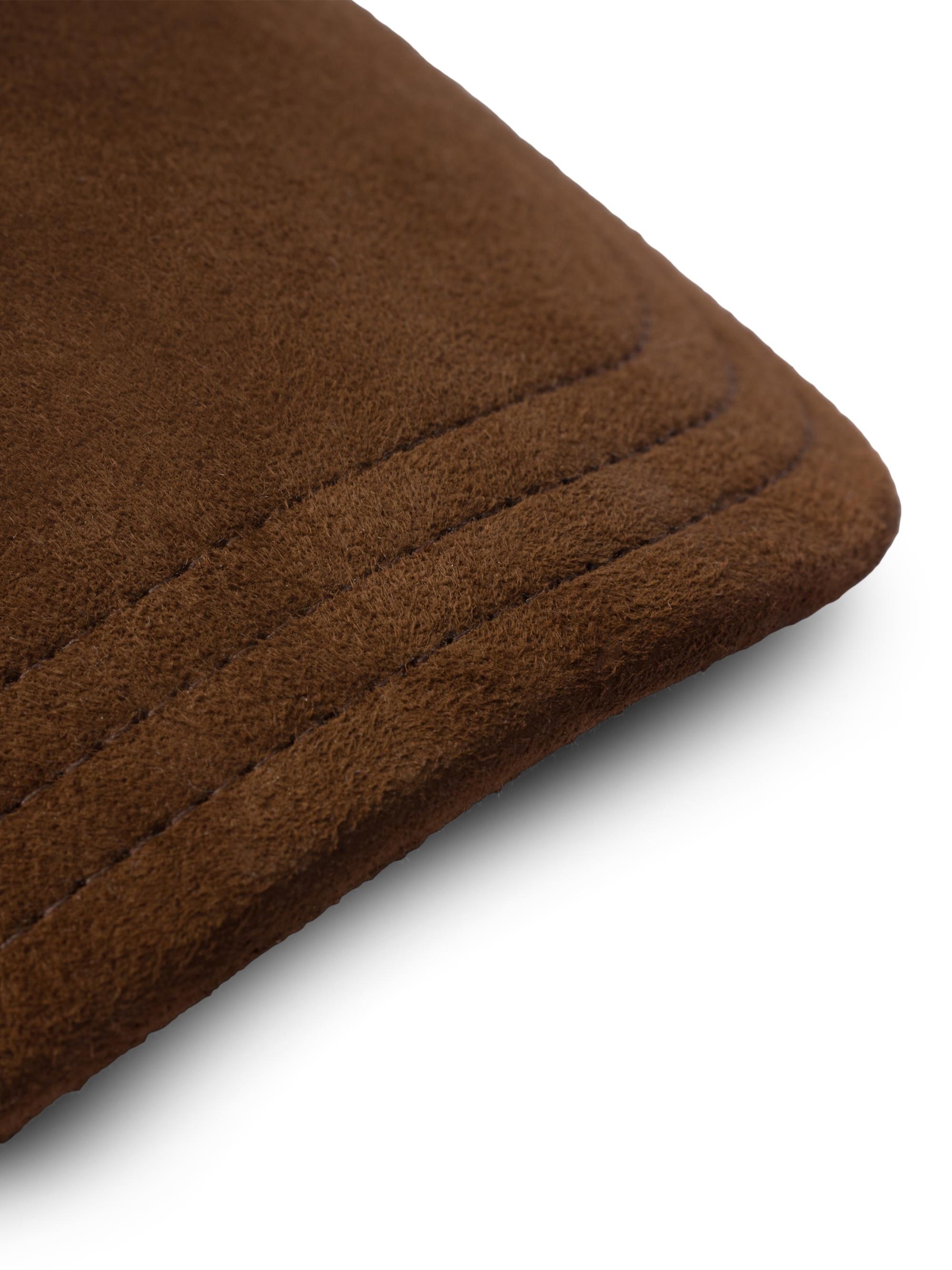 Prada Women's Suede Baseball Cap - Brown | Thumbnail 3
