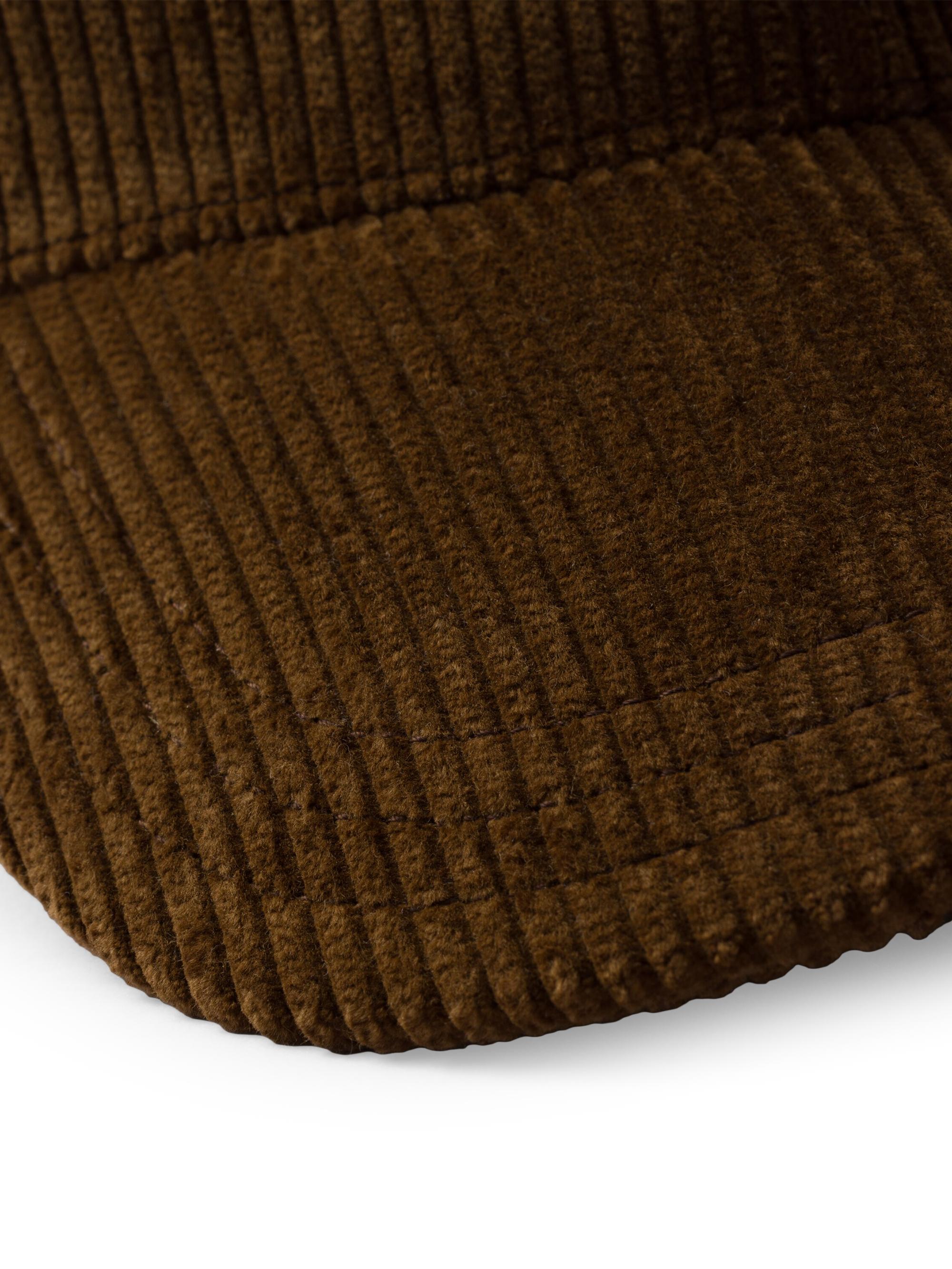 Prada Women's Corduroy Baseball Cap - Brown | Thumbnail 4