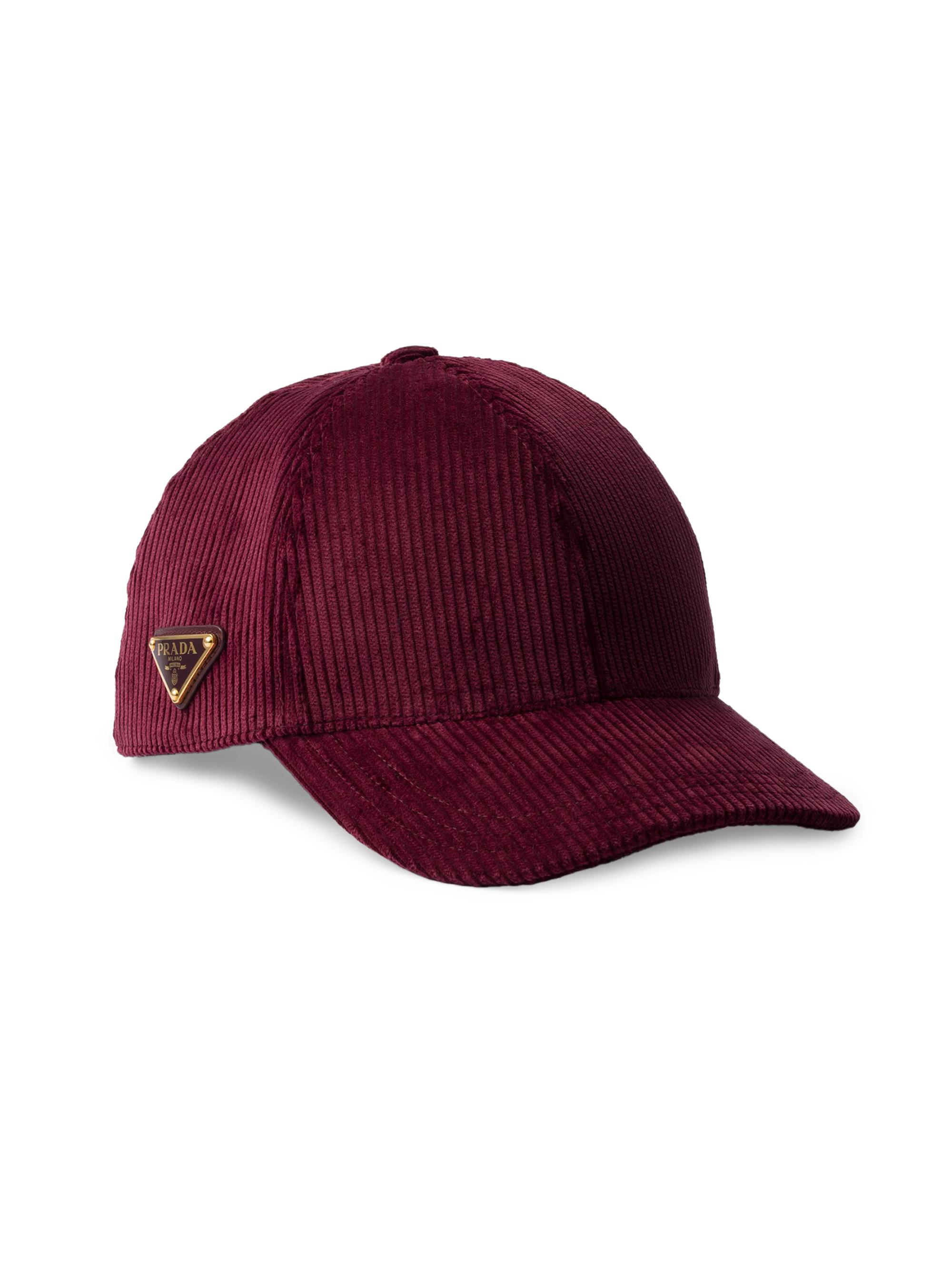 Prada Corduroy Baseball Cap | Saks Fifth Avenue