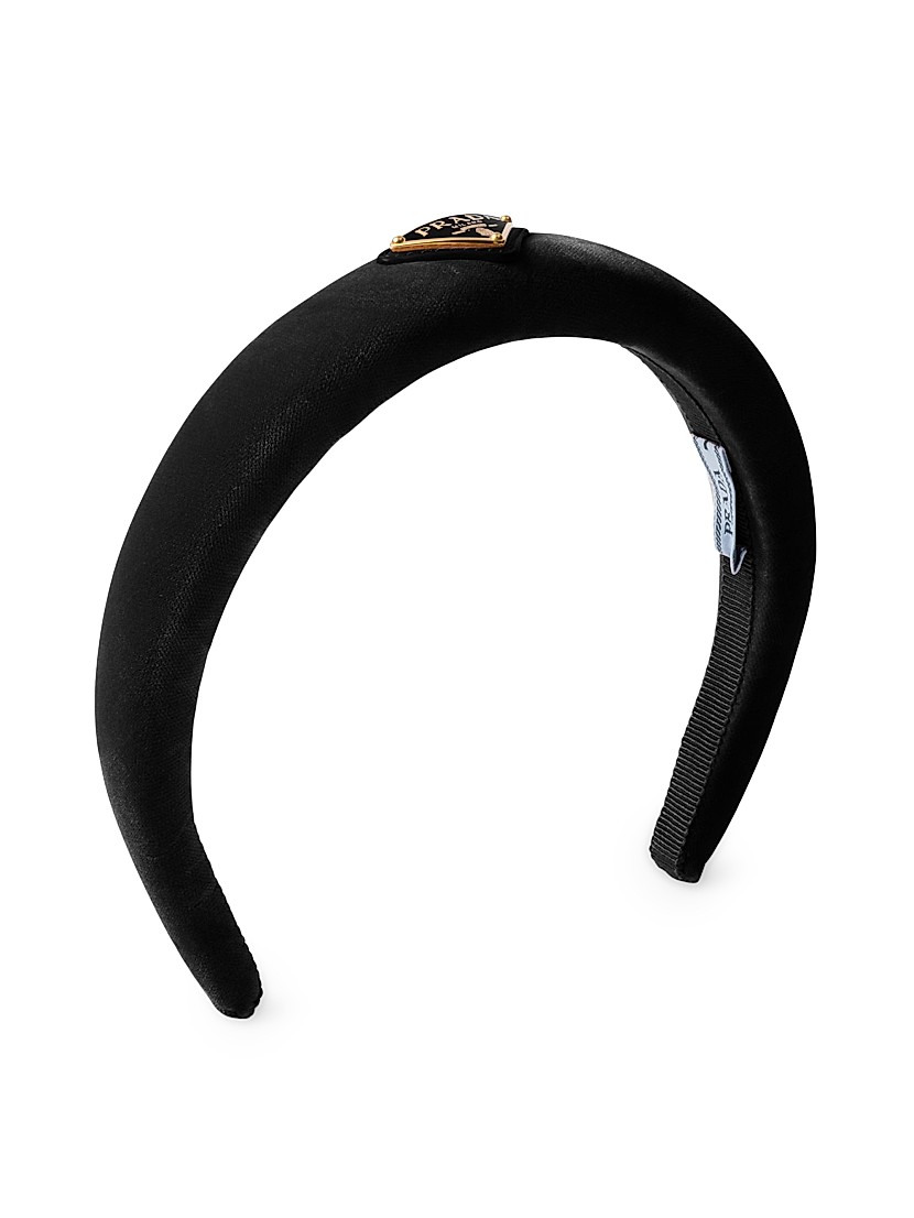 Shop Prada Velvet Headband | Saks Fifth Avenue Shop Prada Velvet Headband | Saks Fifth Avenue