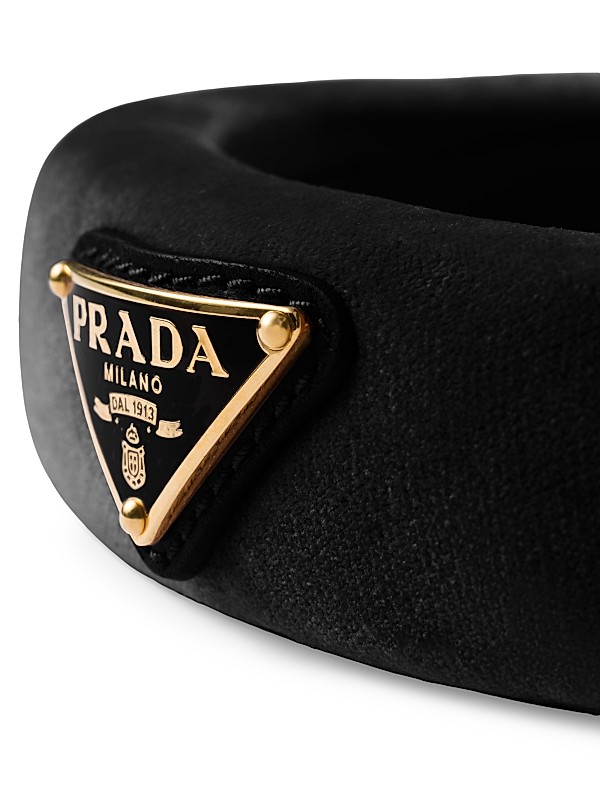 Shop Prada Velvet Headband | Saks Fifth Avenue Shop Prada Velvet Headband | Saks Fifth Avenue