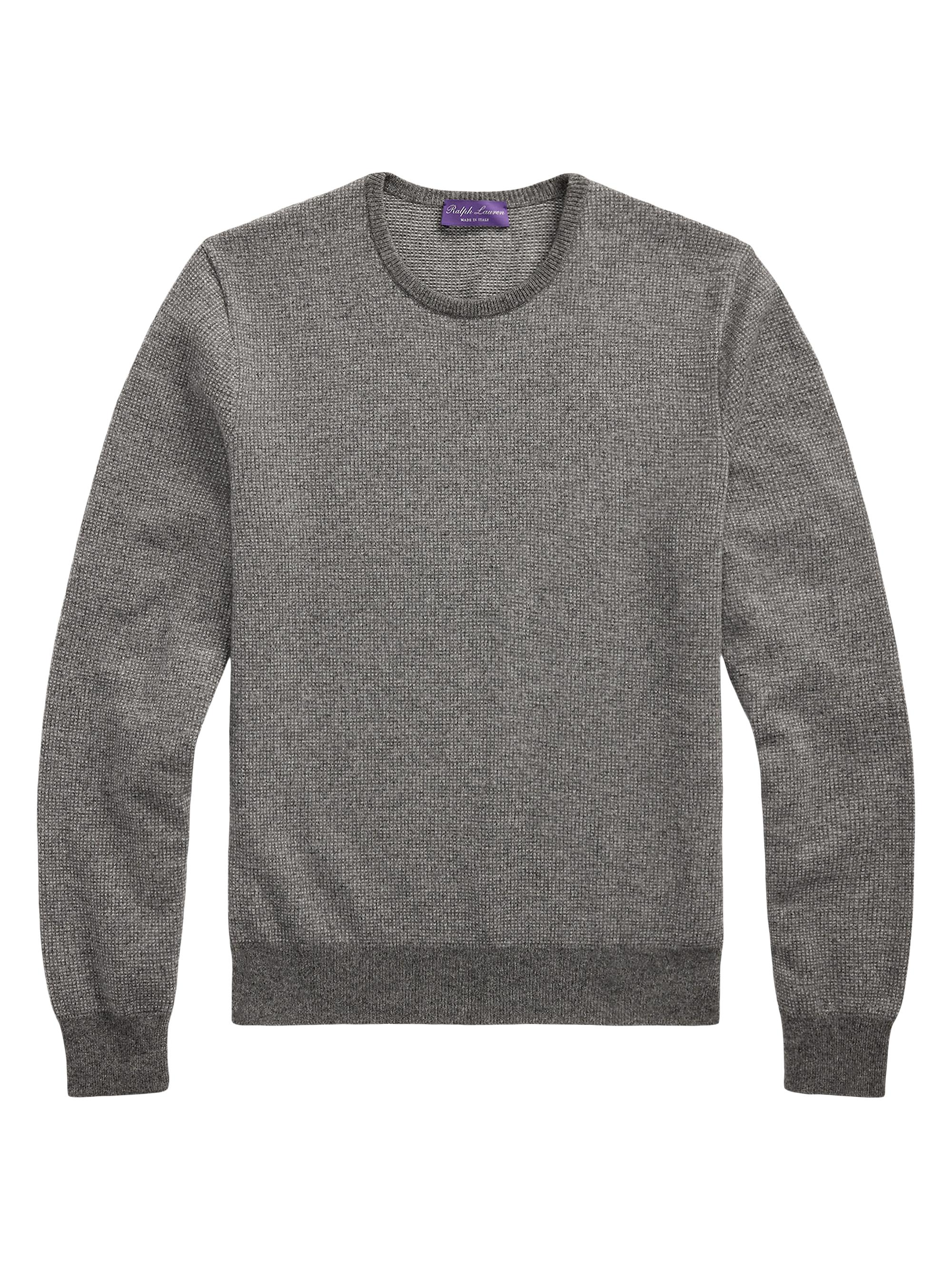 Ralph Lauren Purple Label Cable-Knit Cashmere Mockneck Sweater