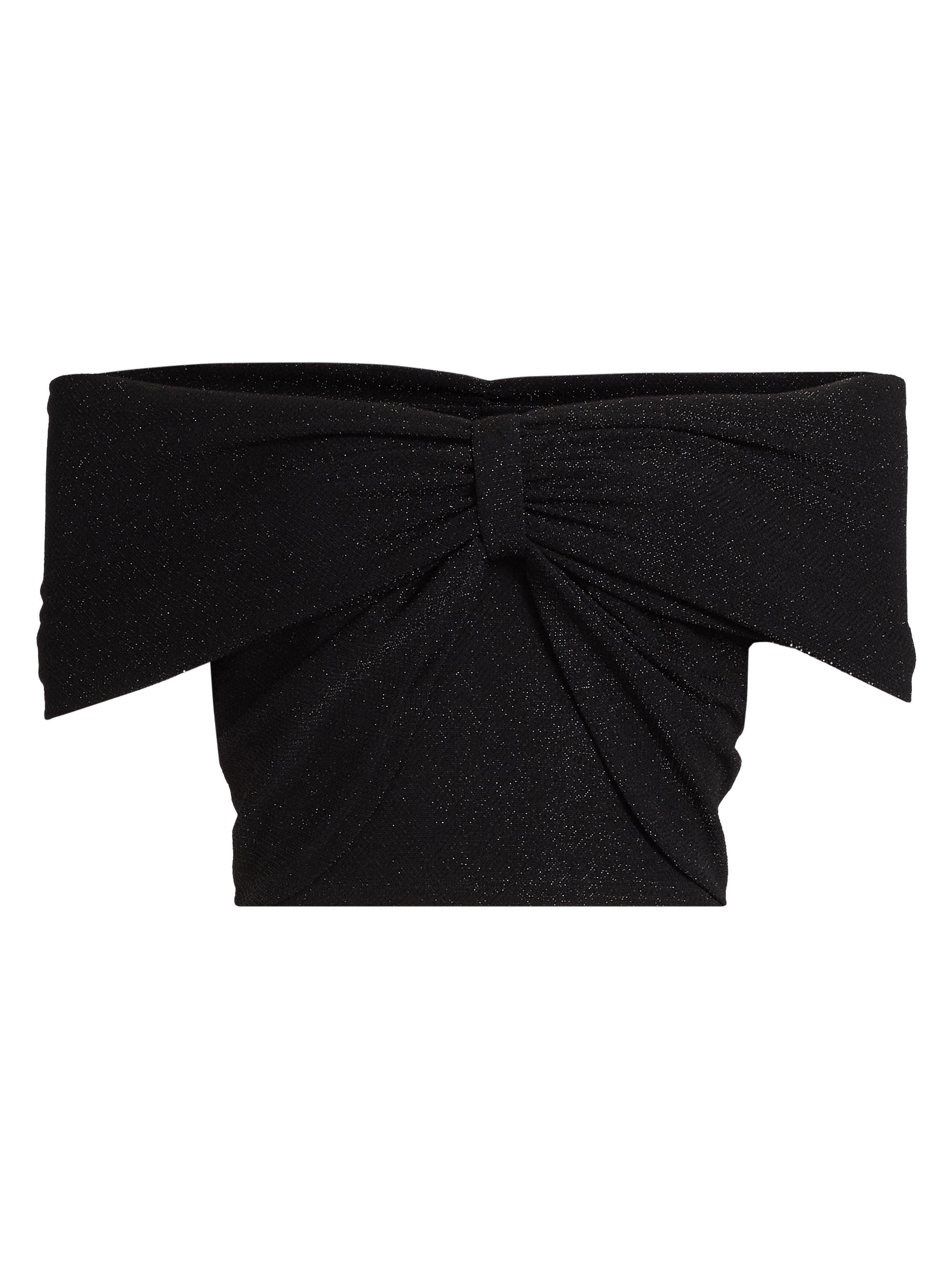 Lamarque Women's Camelia Off-the-Shoulder Top - Black