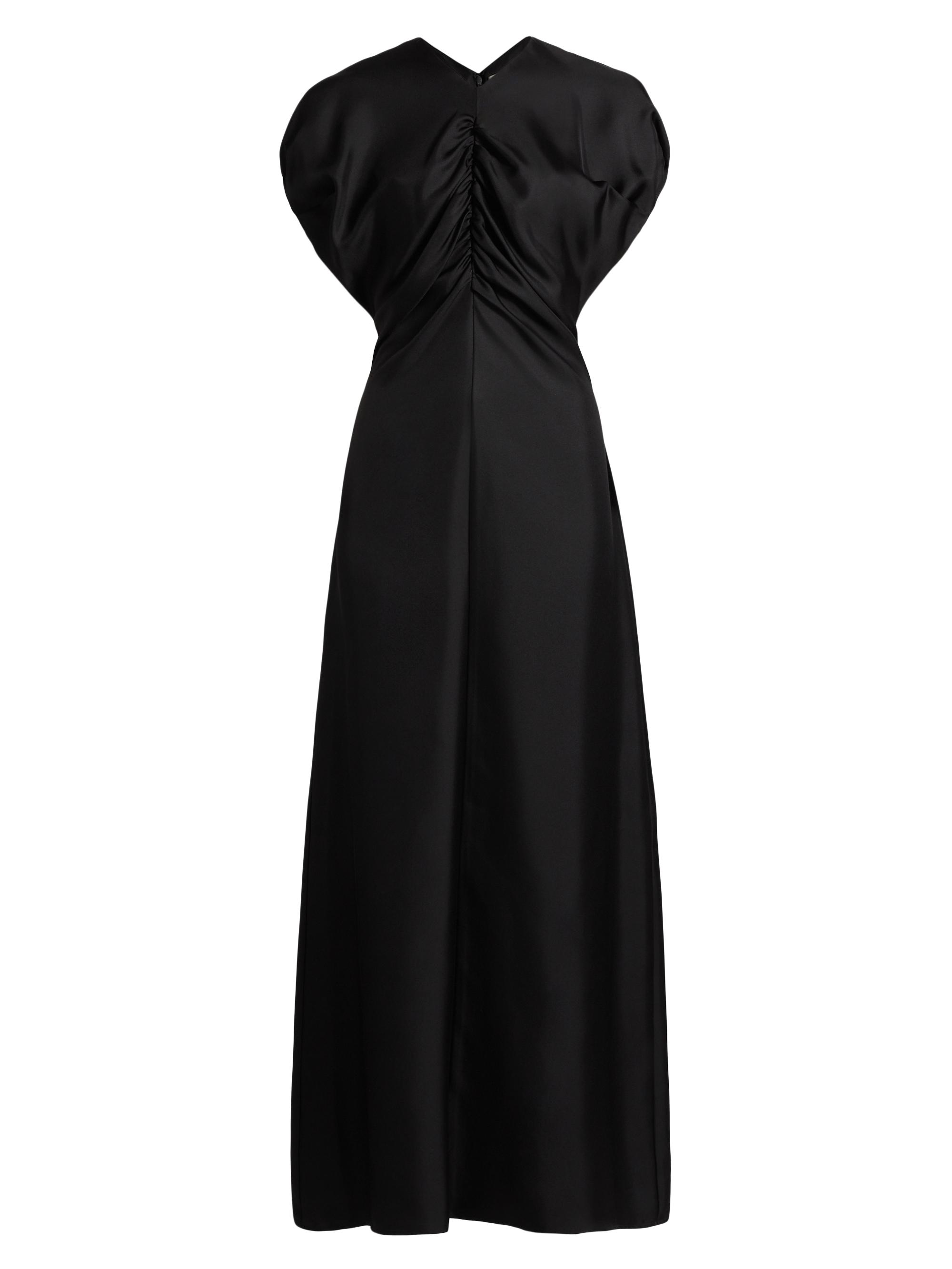 anOnlyChild Women's Maria Silk Maxi Dress - Black