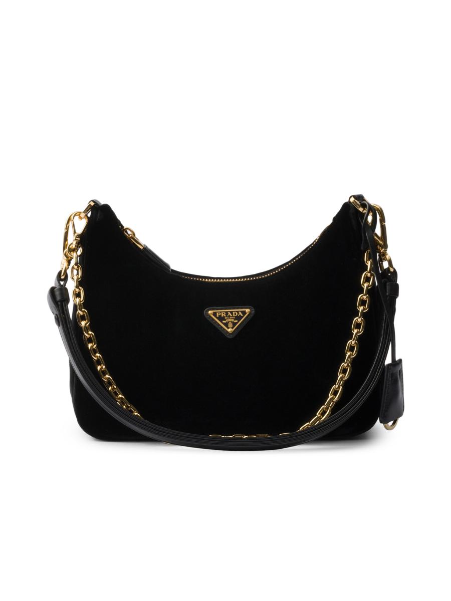 【PRADA】プラダ Re-Edition ベルベット ミニバッグ Prada Re-Edition Velvet Mini Bag | Saks Fifth Avenue