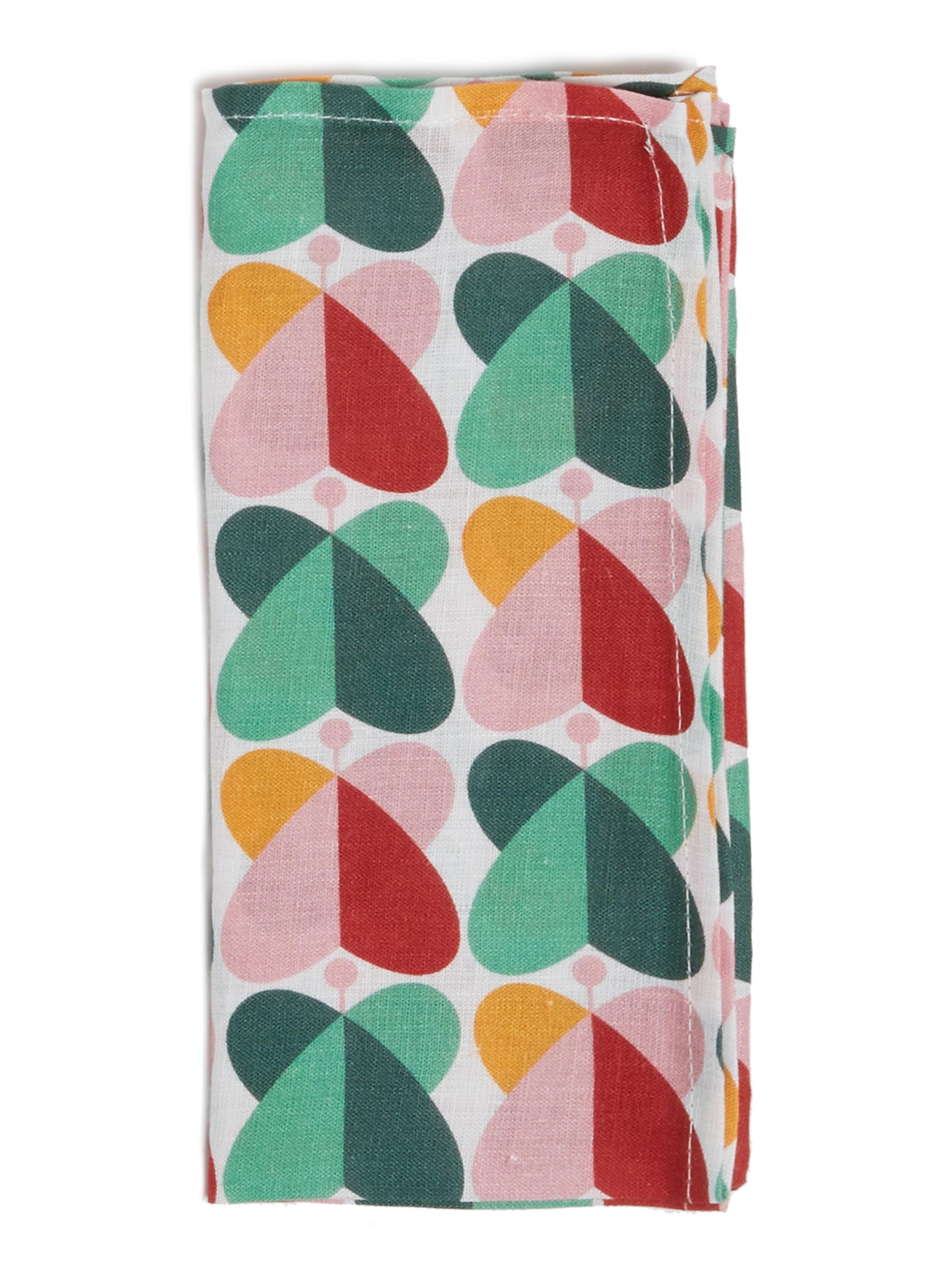 La DoubleJ Large Napkins Set of 6 (45 x 45) - Farfalle Multicolor