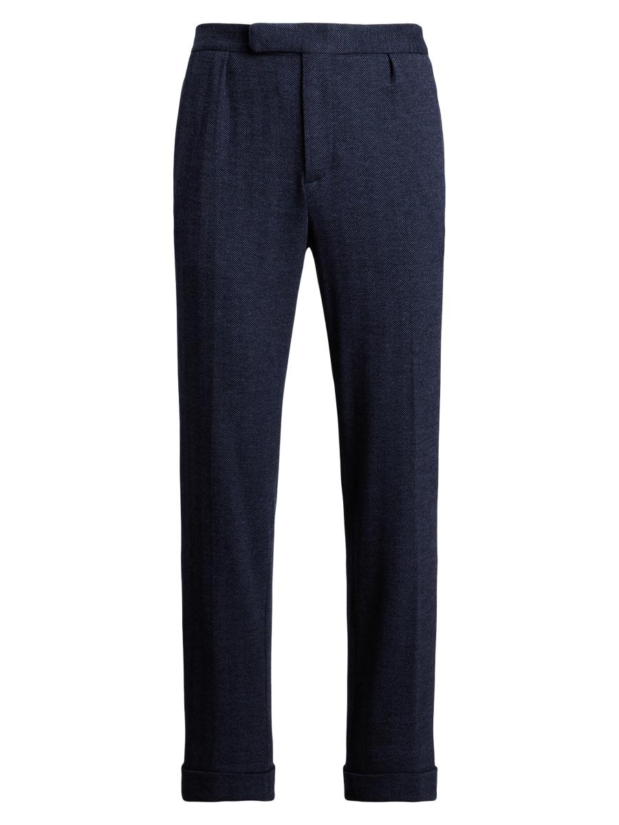 【新品】RALPH LAUREN PURPLE LABLEブラック絹麻スラックス 新品】RALPH LAUREN PURPLE LABLEブラック絹麻スラックス - メルカリ