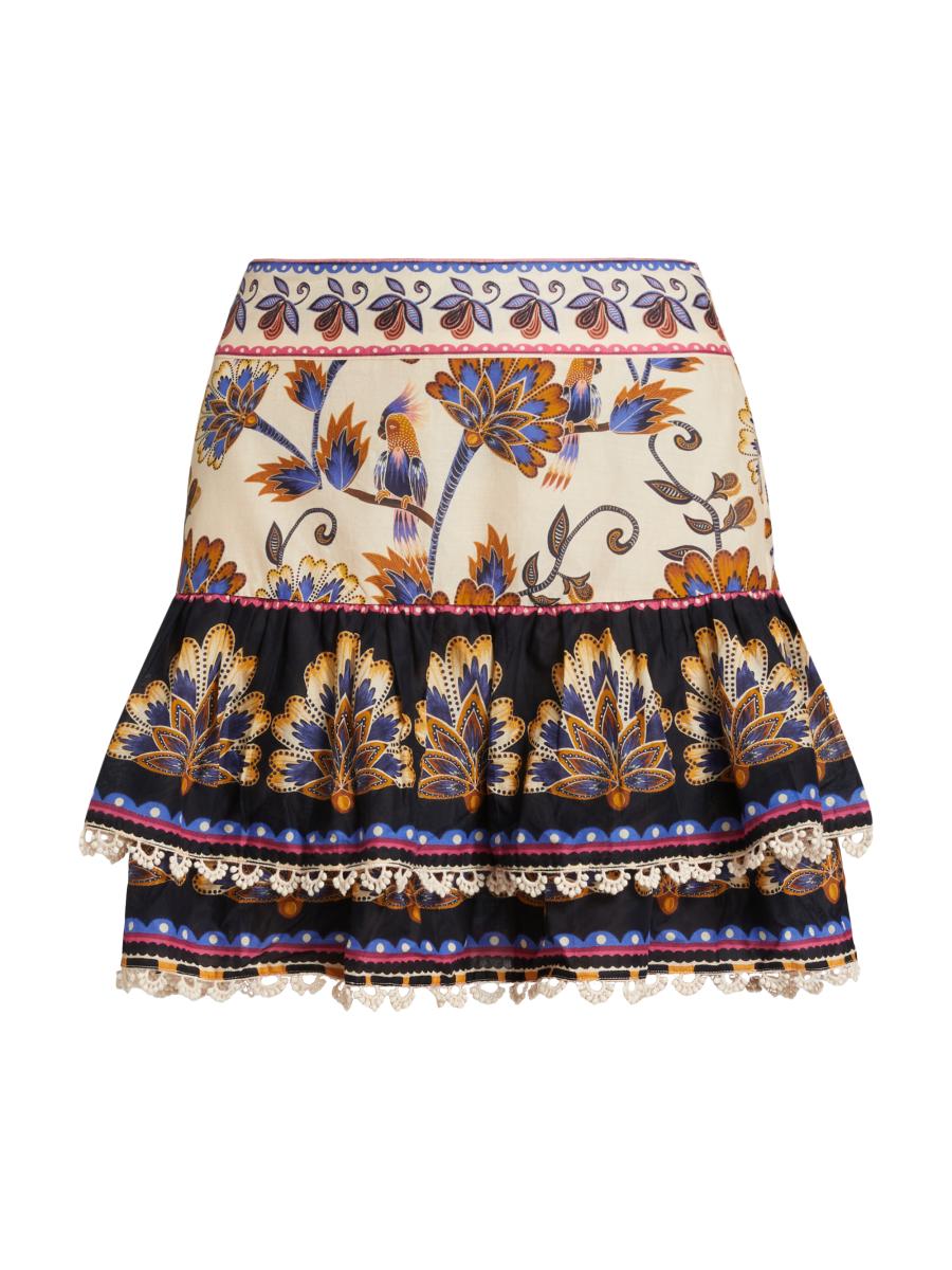 Farm Rio Ainika Floral Mini Skirt | Saks Fifth Avenue