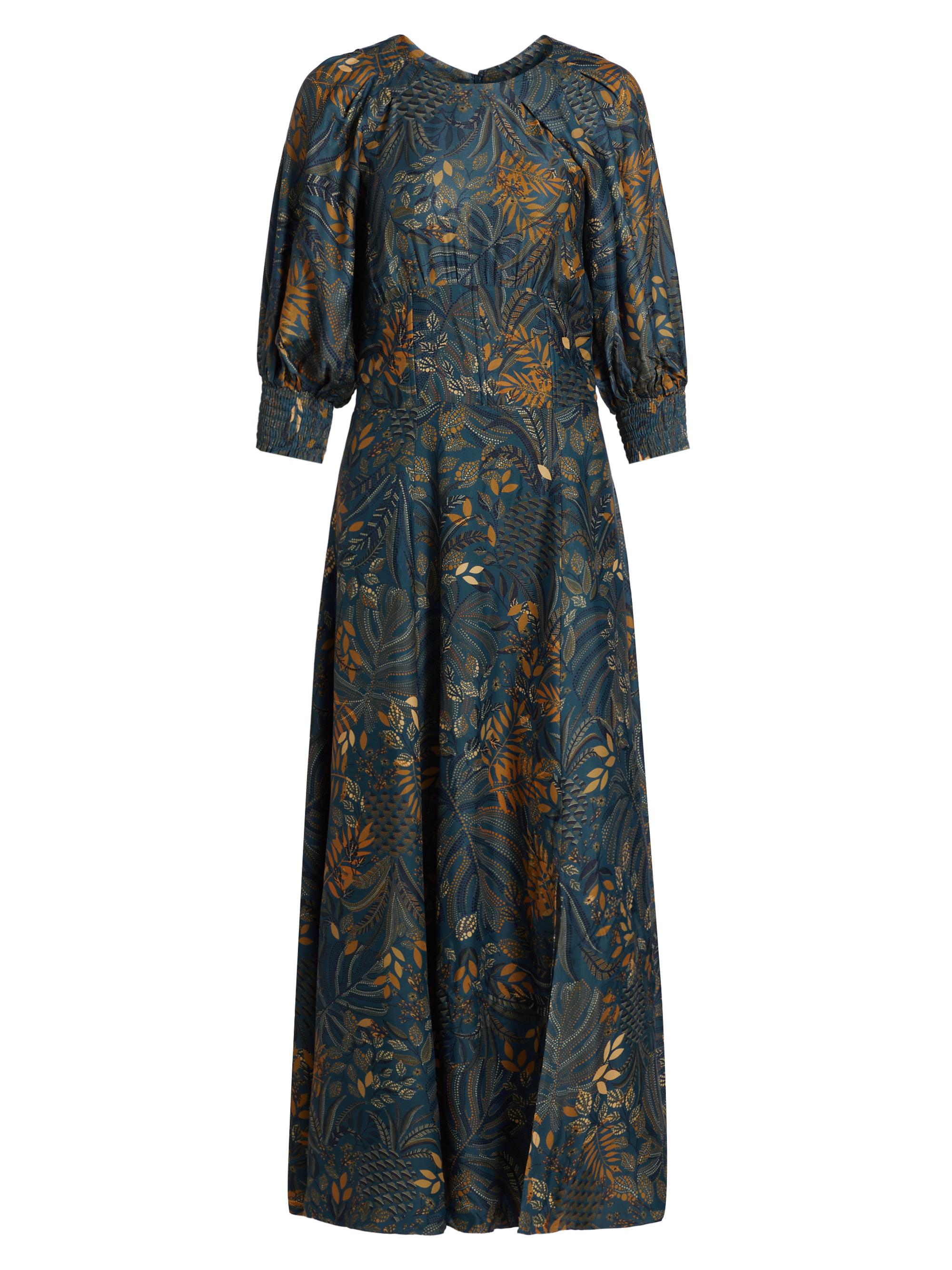 Farm Rio Women's Dotted Forest Maxi Dress - Dotted Forest Teal